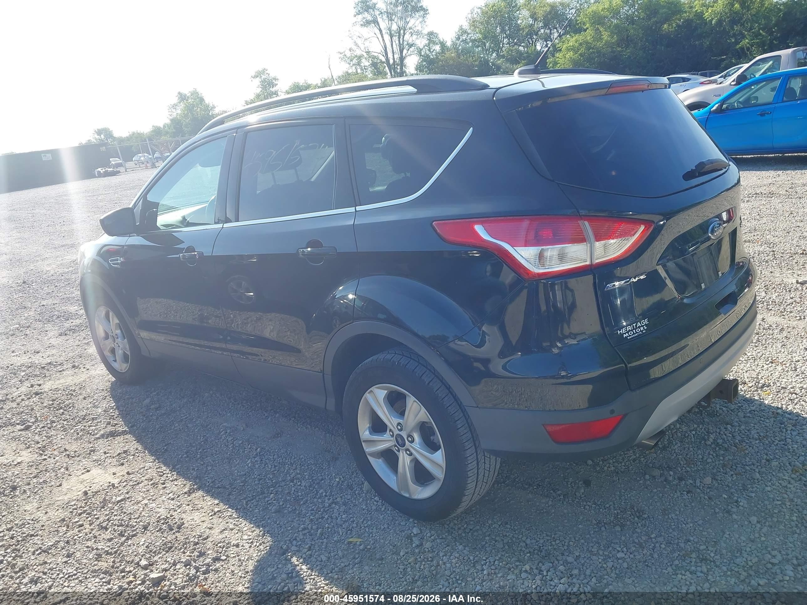 2015 Ford Escape Se Black vin: 1FMCU9G95FUB11764