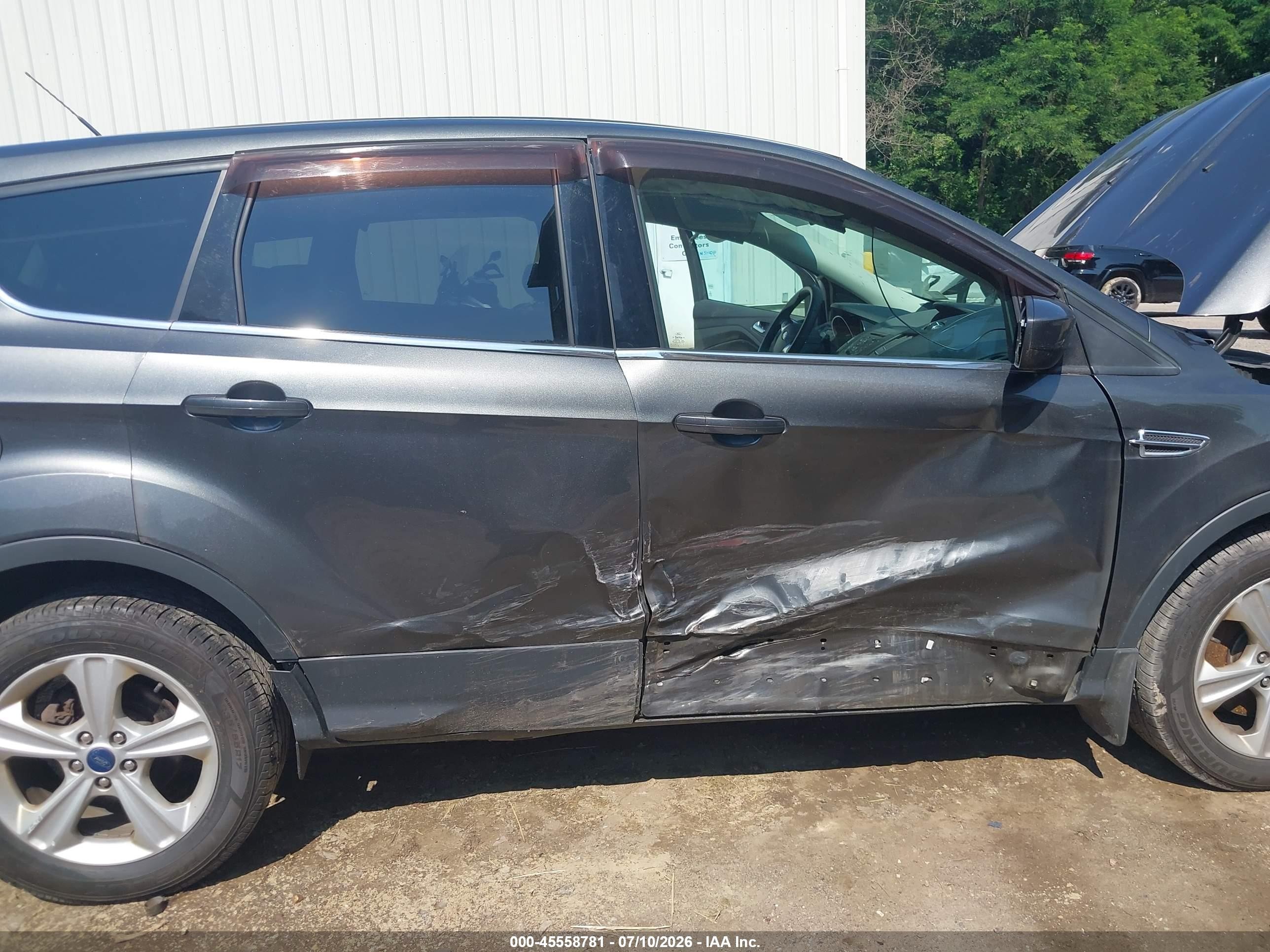 2015 Ford Escape Se Gray vin: 1FMCU9G95FUB15202