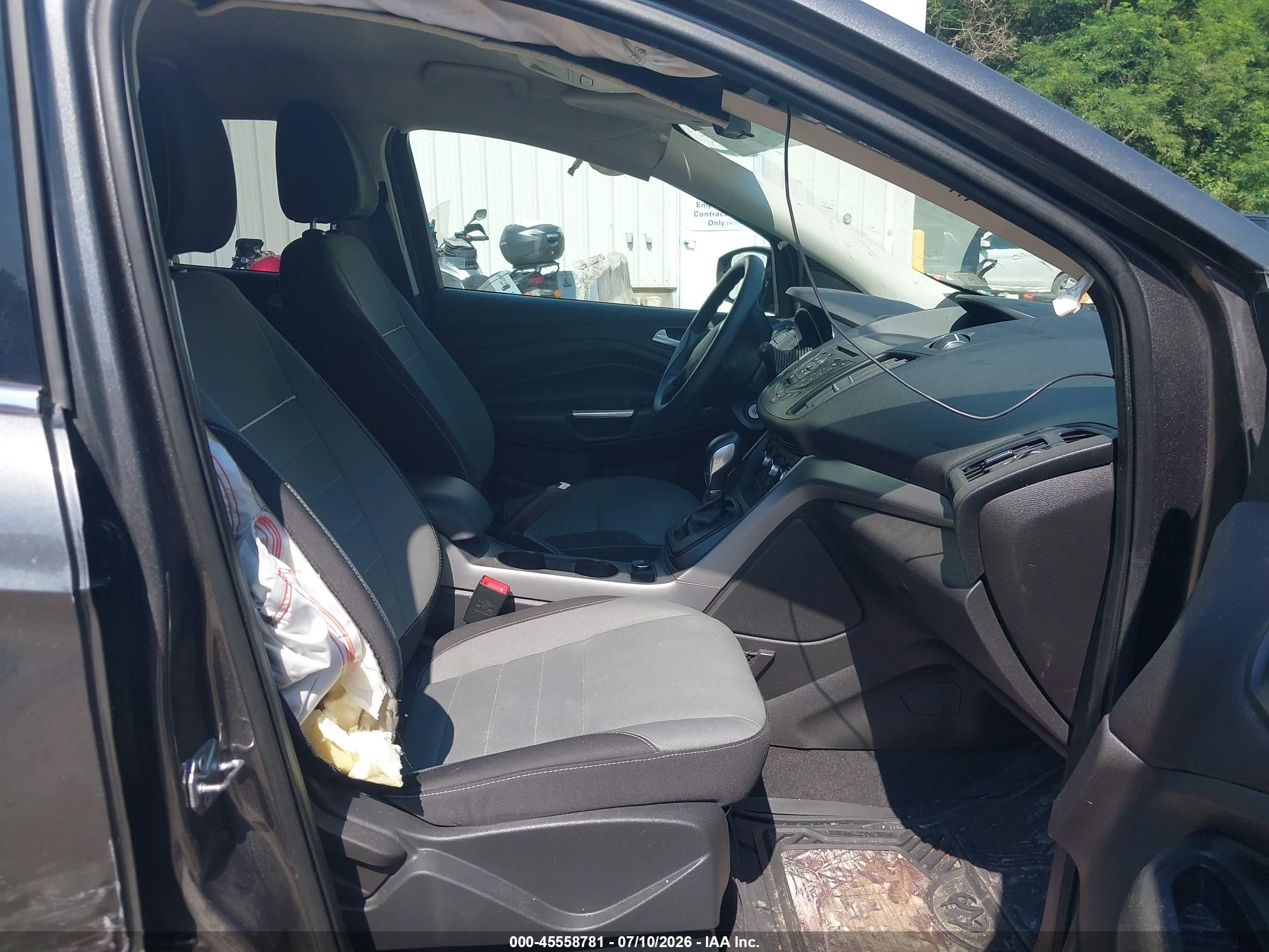 2015 Ford Escape Se Gray vin: 1FMCU9G95FUB15202