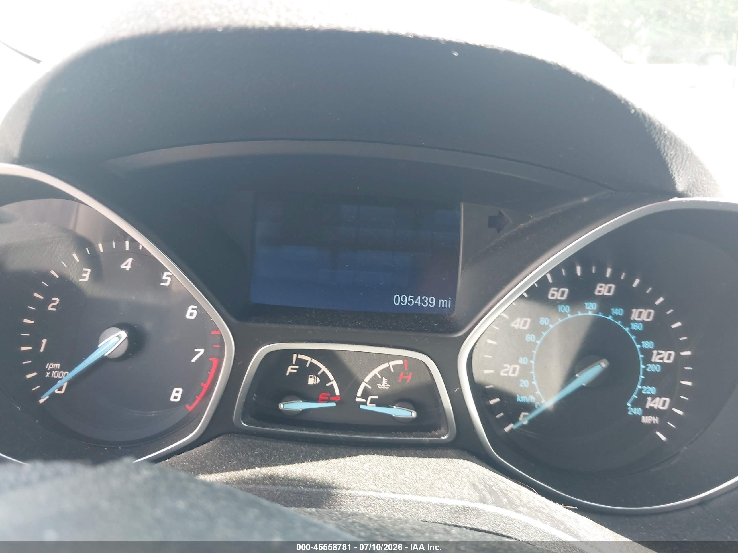 2015 Ford Escape Se Gray vin: 1FMCU9G95FUB15202