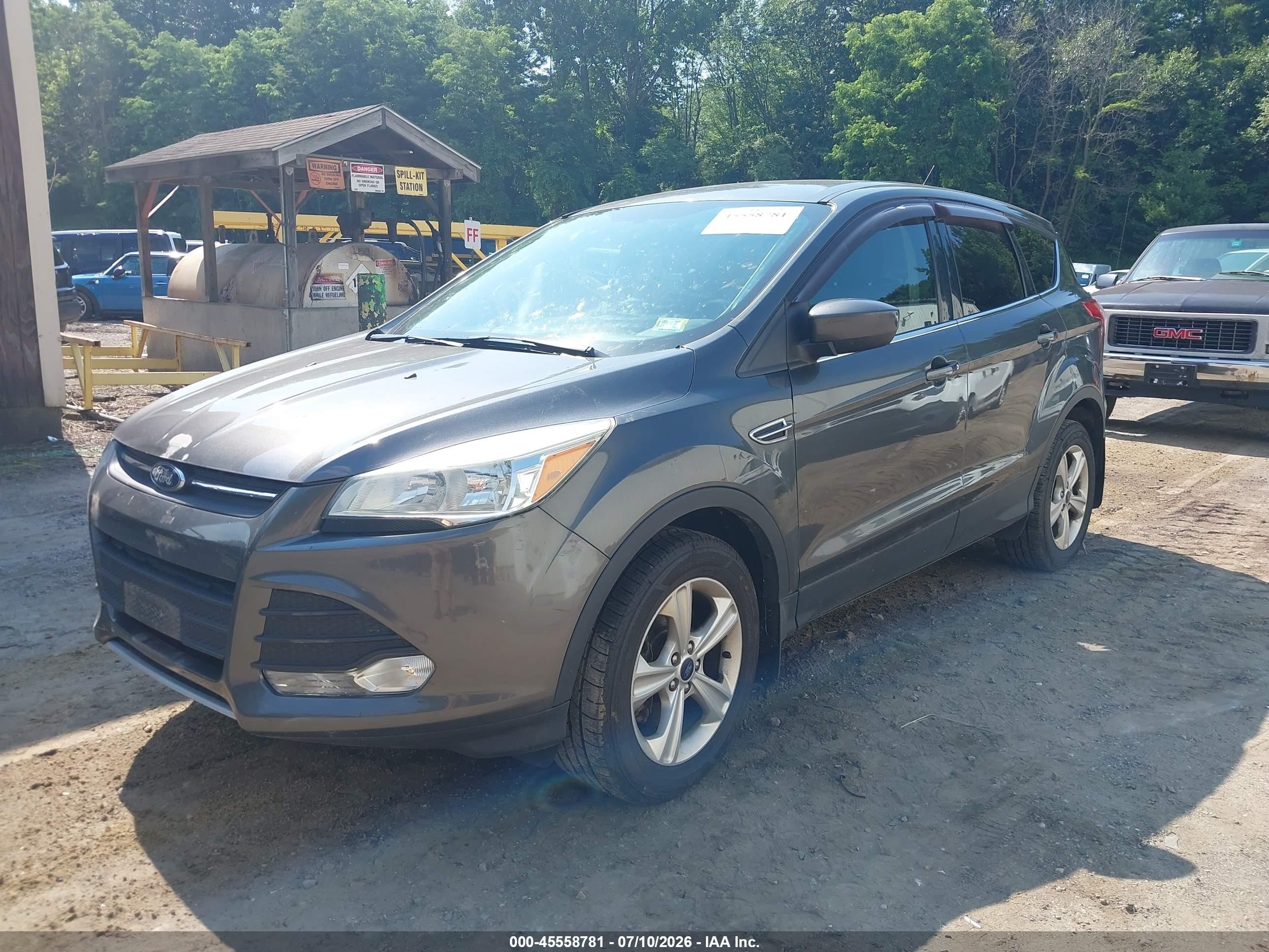 2015 Ford Escape Se Gray vin: 1FMCU9G95FUB15202