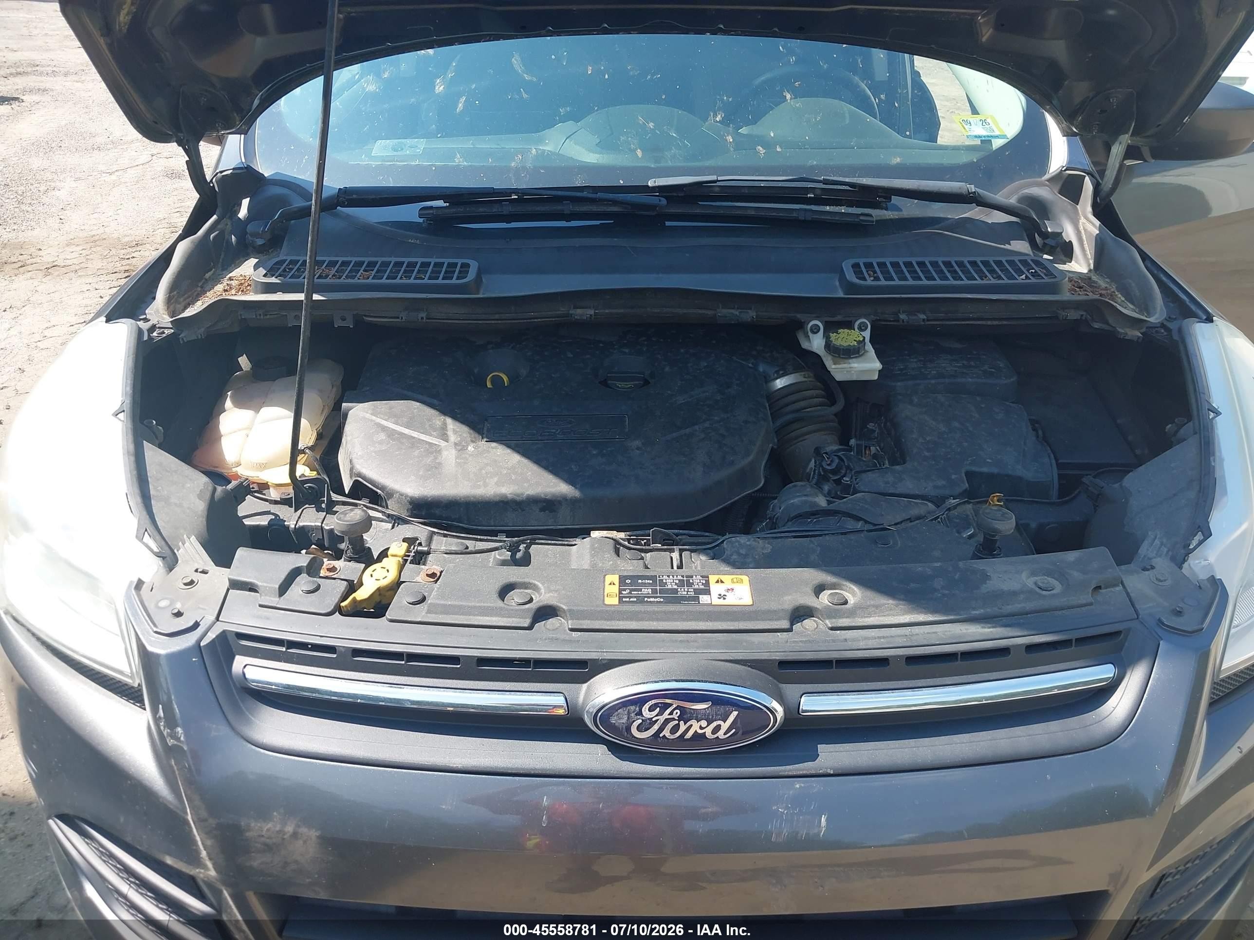 2015 Ford Escape Se Gray vin: 1FMCU9G95FUB15202