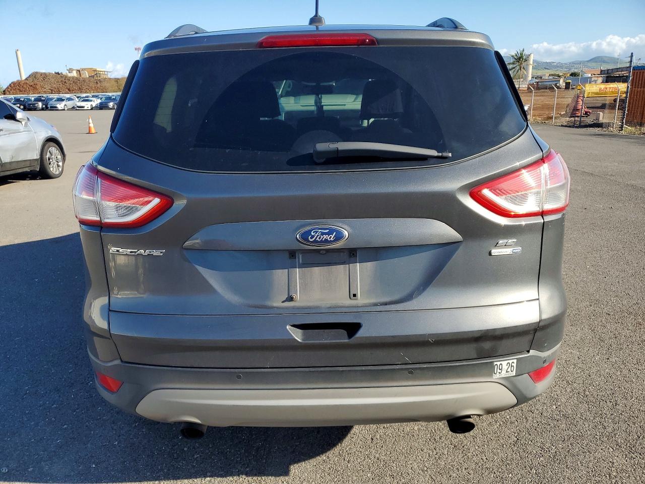2015 Ford Escape Se Charcoal vin: 1FMCU9G95FUB31447