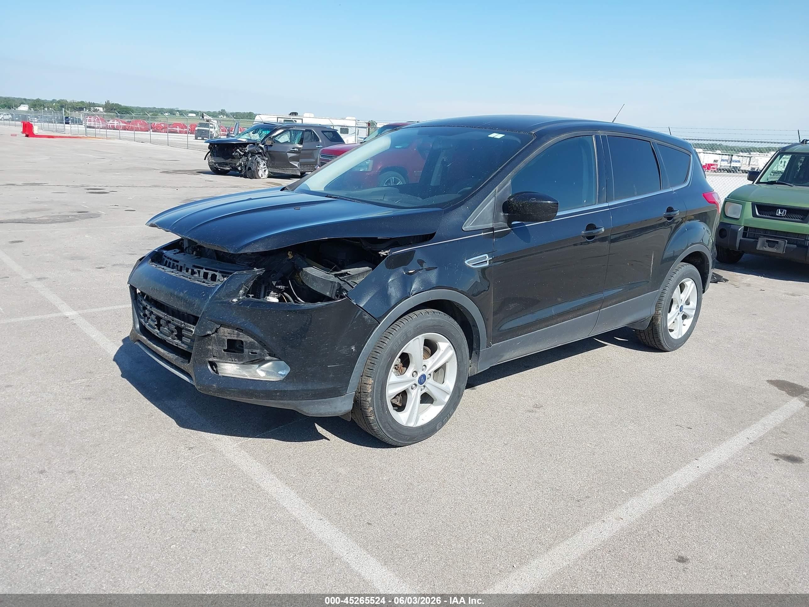 2015 Ford Escape Se Black vin: 1FMCU9G95FUB32422