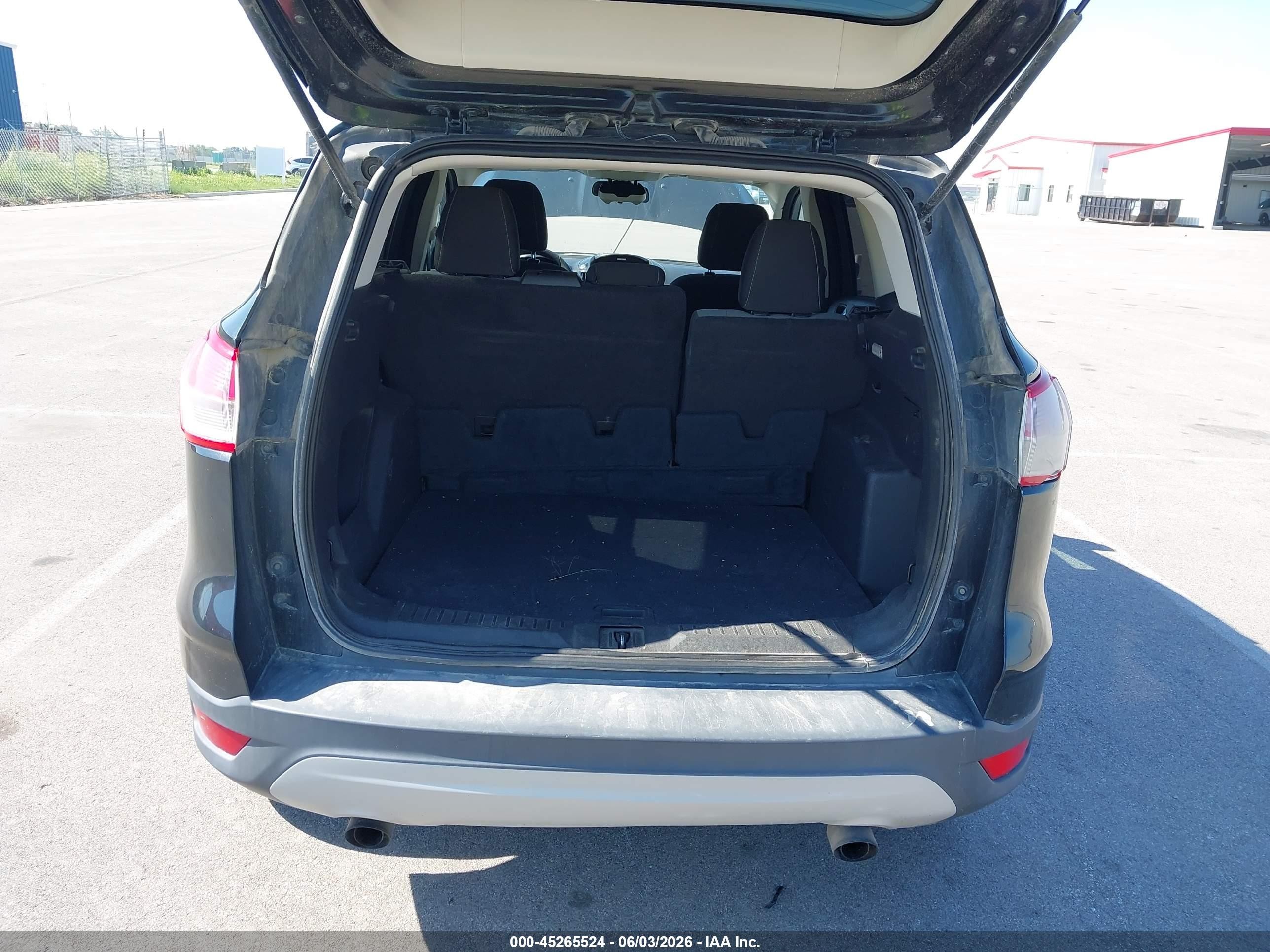 2015 Ford Escape Se Black vin: 1FMCU9G95FUB32422