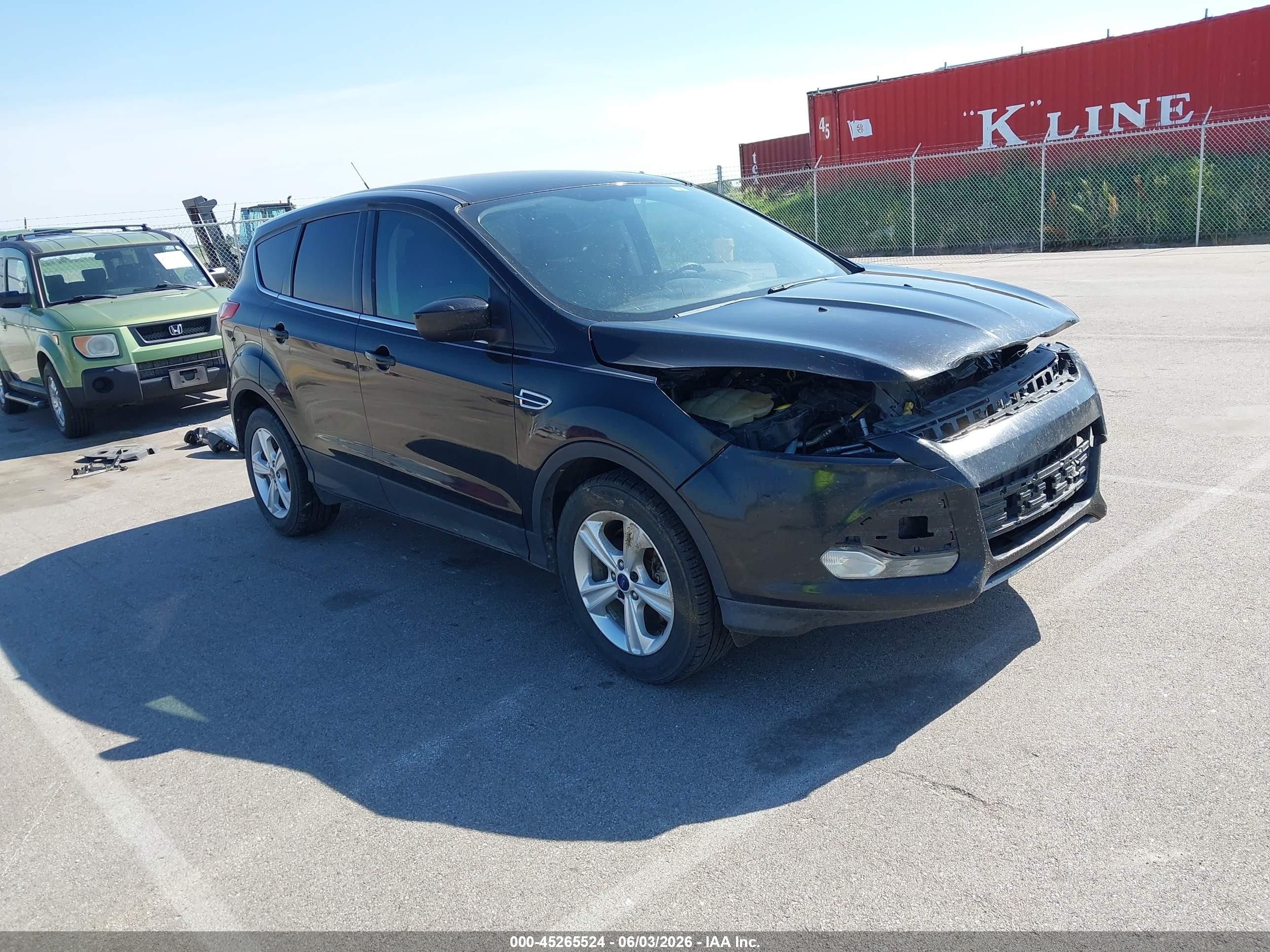 2015 Ford Escape Se Black vin: 1FMCU9G95FUB32422