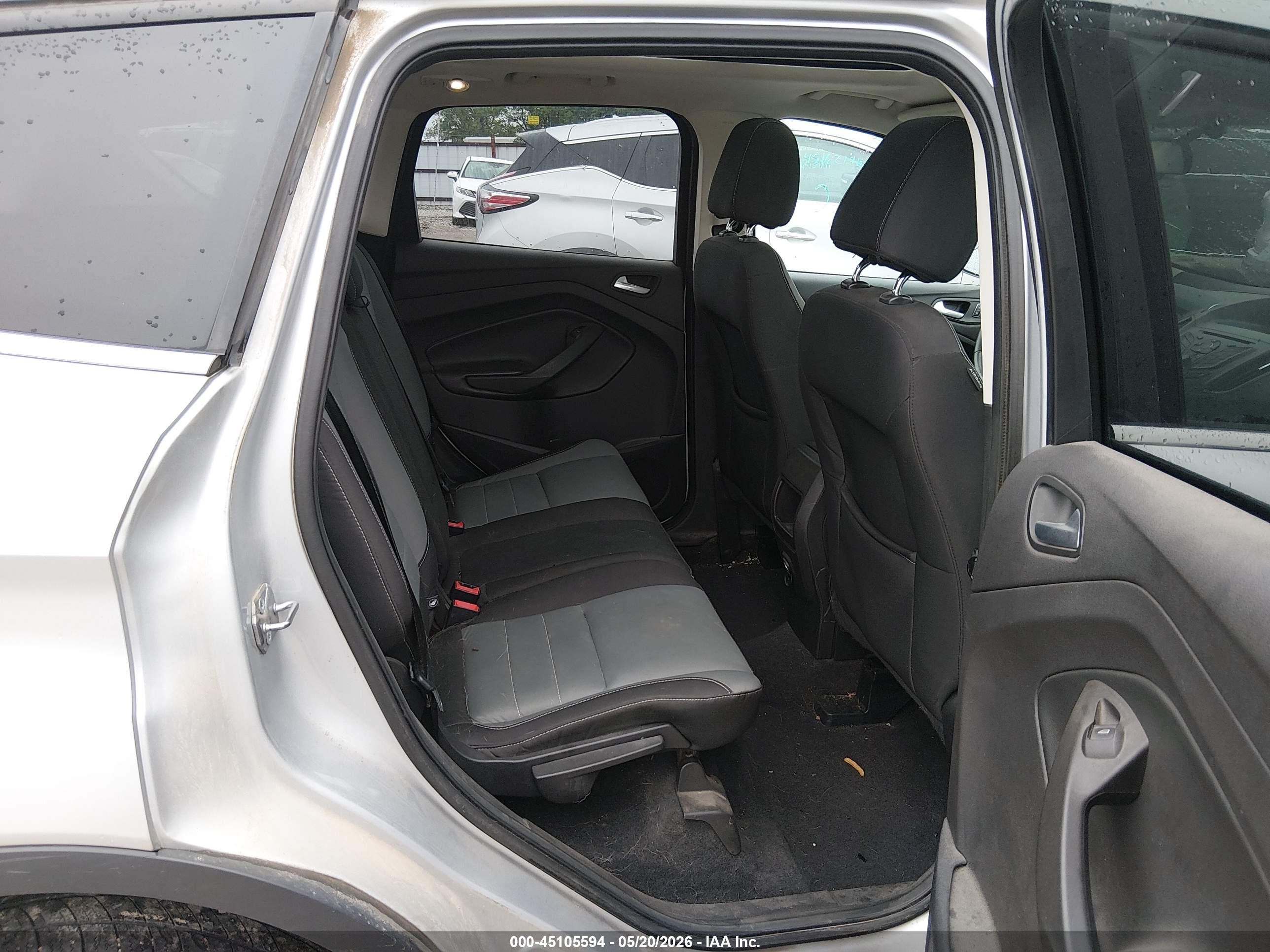 2015 Ford Escape Se Silver vin: 1FMCU9G95FUB32646