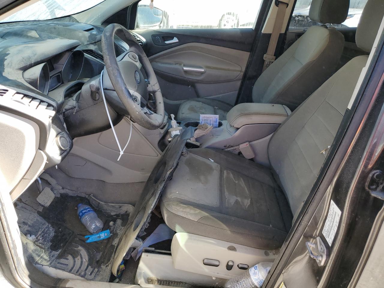 2015 Ford Escape Se Gray vin: 1FMCU9G95FUC67478