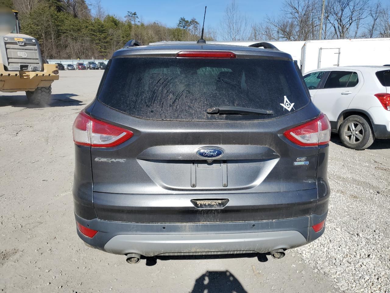 2015 Ford Escape Se Gray vin: 1FMCU9G95FUC67478