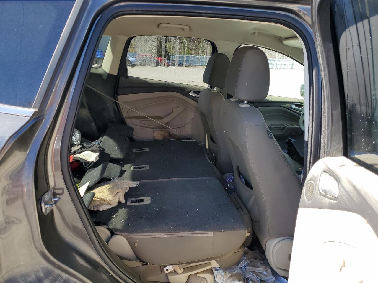 2015 Ford Escape Se Gray vin: 1FMCU9G95FUC67478