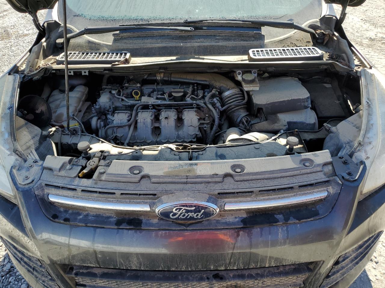 2015 Ford Escape Se Gray vin: 1FMCU9G95FUC67478