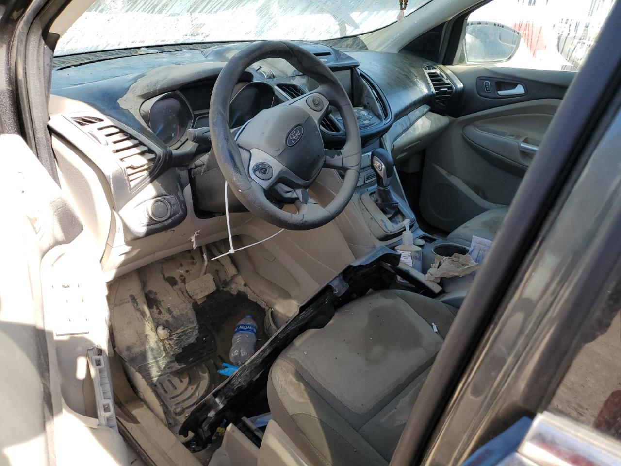 2015 Ford Escape Se Gray vin: 1FMCU9G95FUC67478