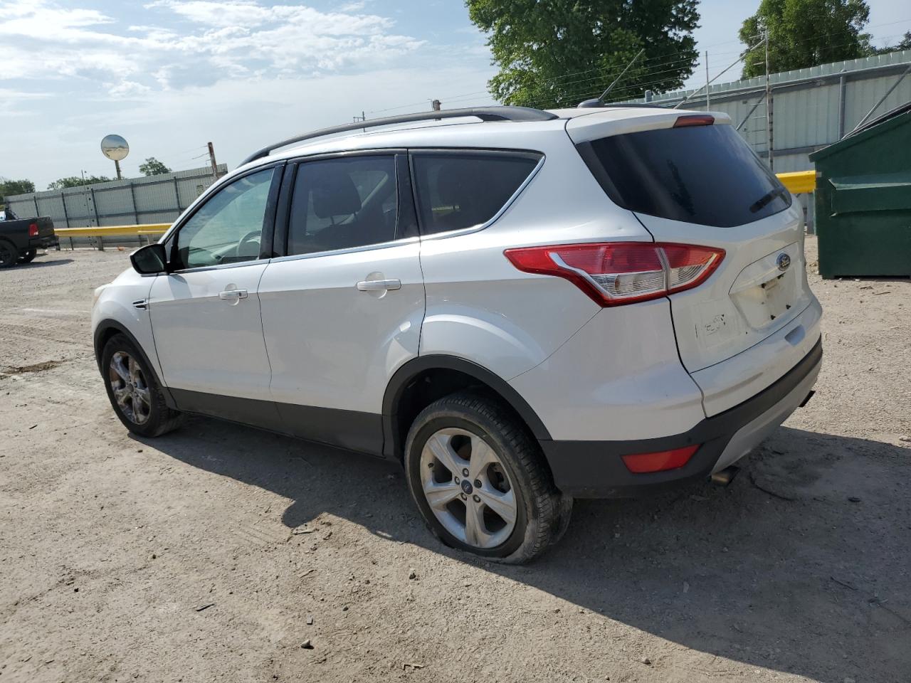 2015 Ford Escape Se White vin: 1FMCU9G95FUC82501