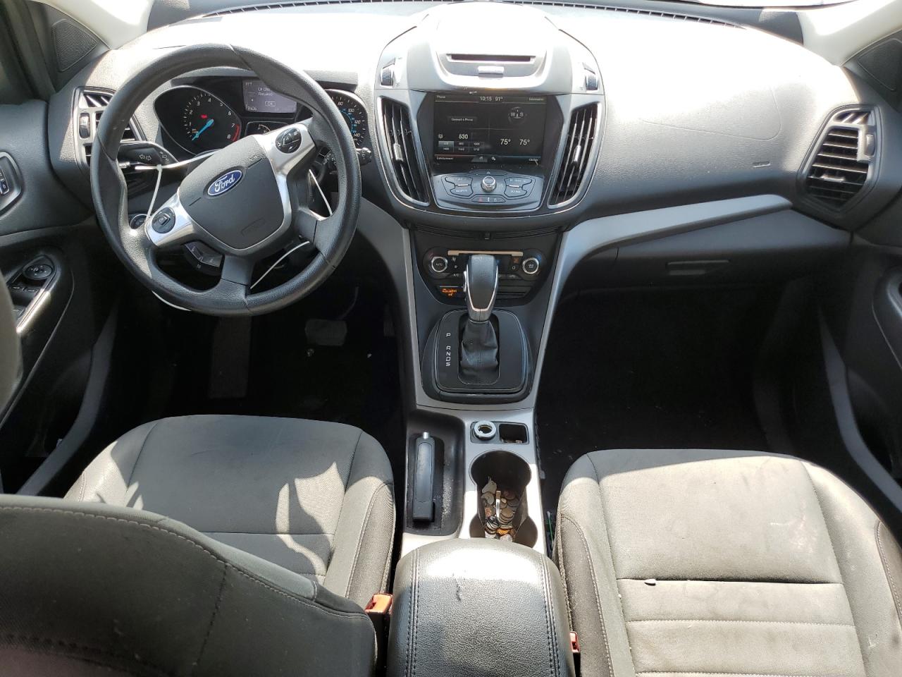 2015 Ford Escape Se White vin: 1FMCU9G95FUC82501