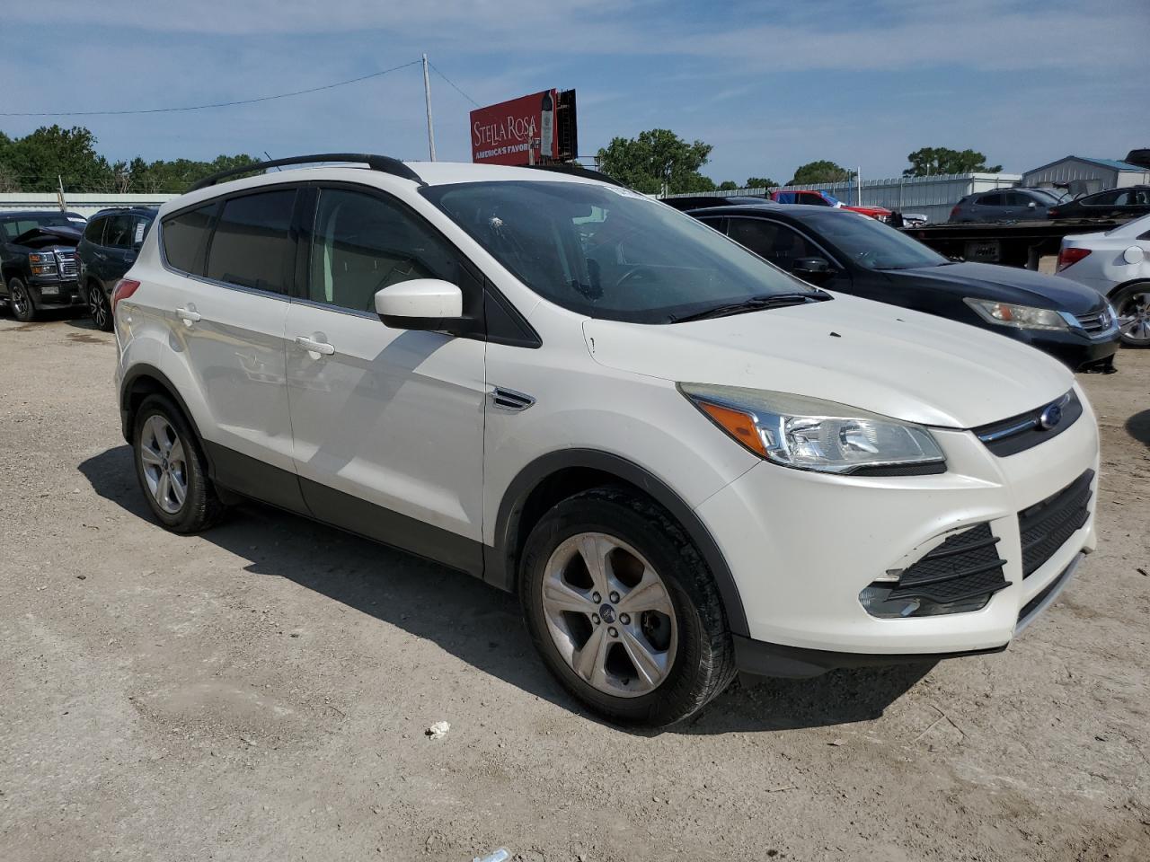 2015 Ford Escape Se White vin: 1FMCU9G95FUC82501