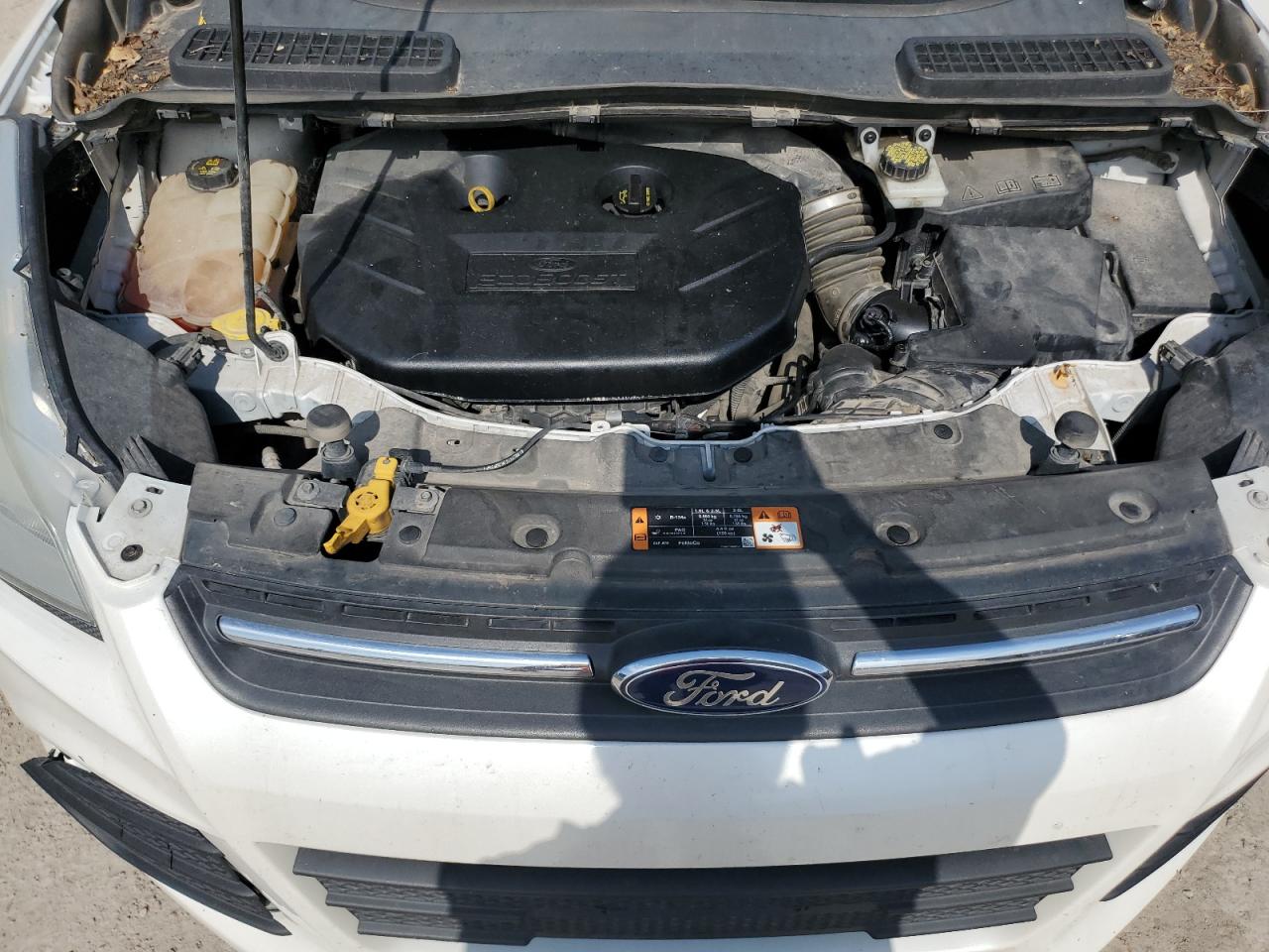 2015 Ford Escape Se White vin: 1FMCU9G95FUC82501