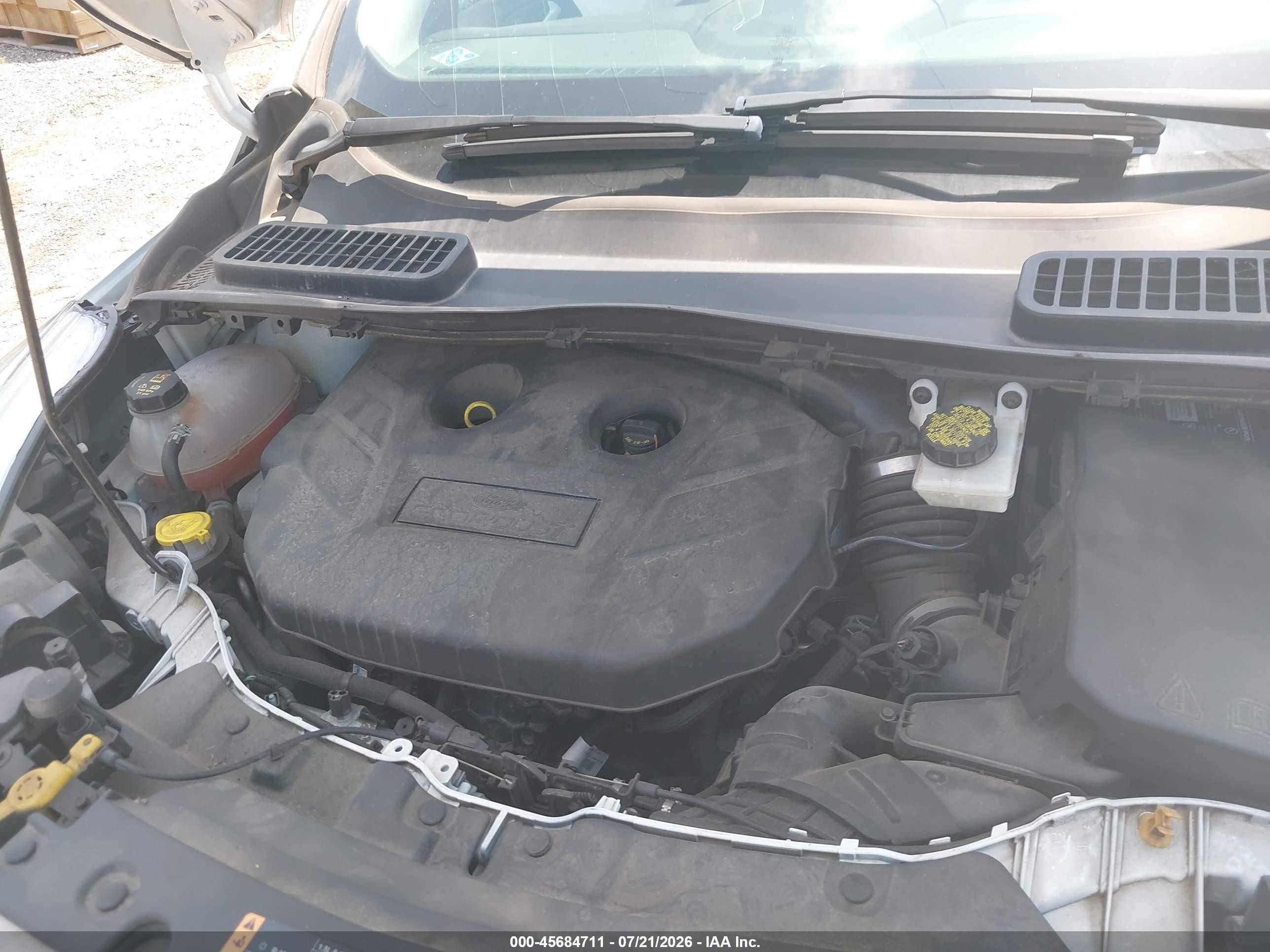 2019 Ford Escape Se White vin: 1FMCU9G95KUA65590