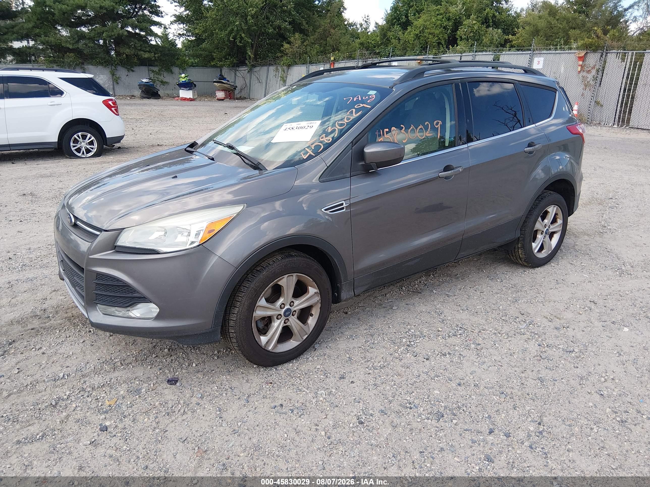 2013 Ford Escape Se Gray vin: 1FMCU9G96DUA69635