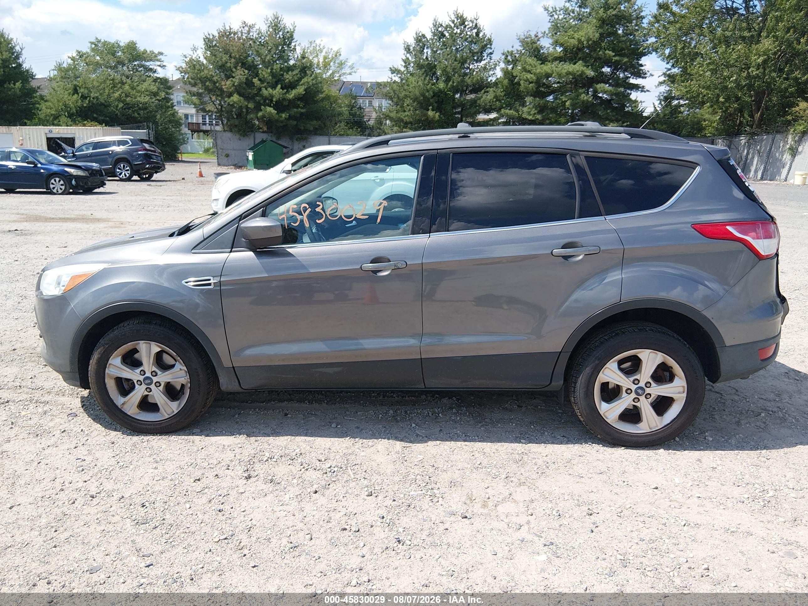 2013 Ford Escape Se Gray vin: 1FMCU9G96DUA69635