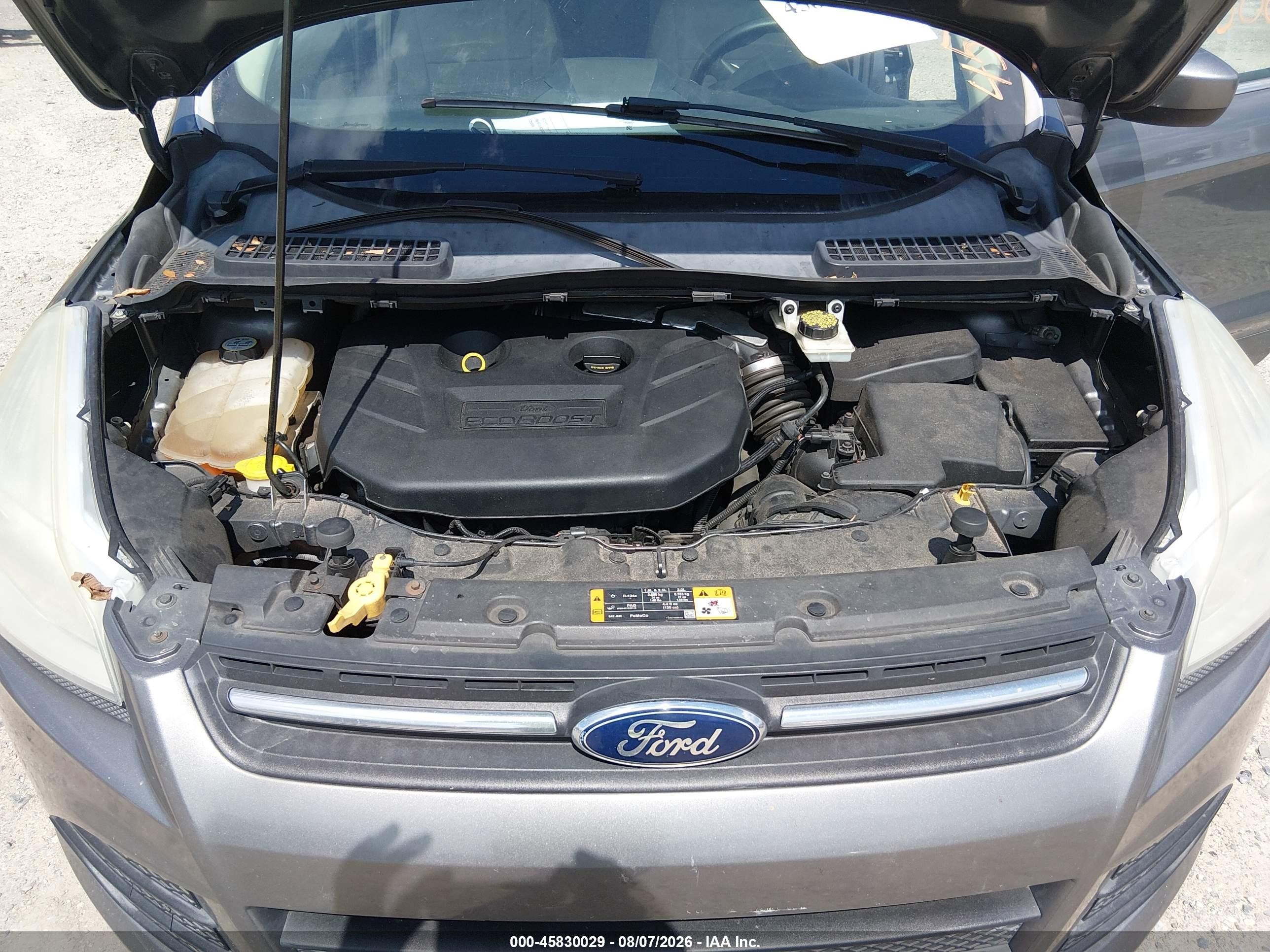 2013 Ford Escape Se Gray vin: 1FMCU9G96DUA69635