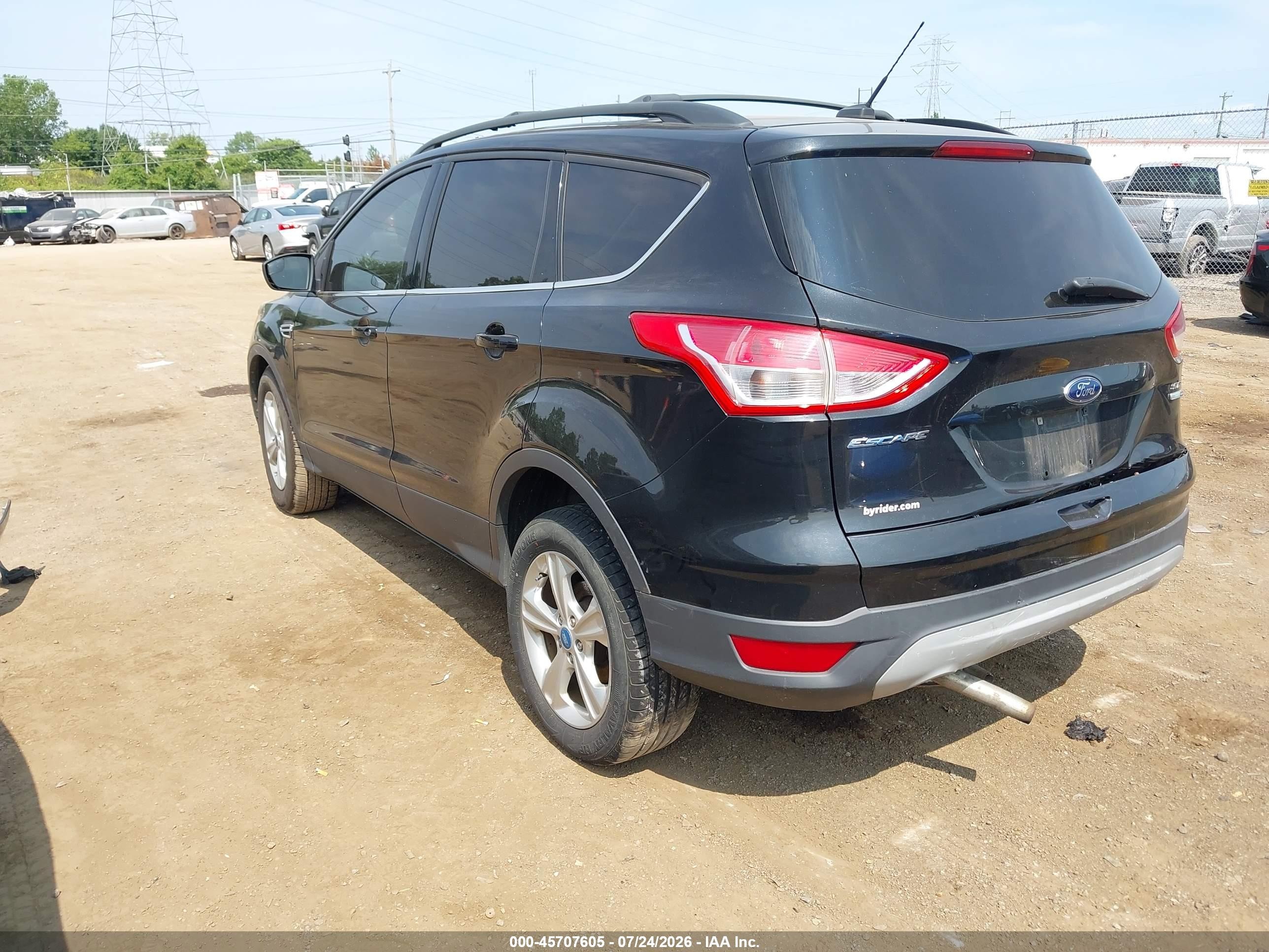 2013 Ford Escape Se Black vin: 1FMCU9G96DUB11902