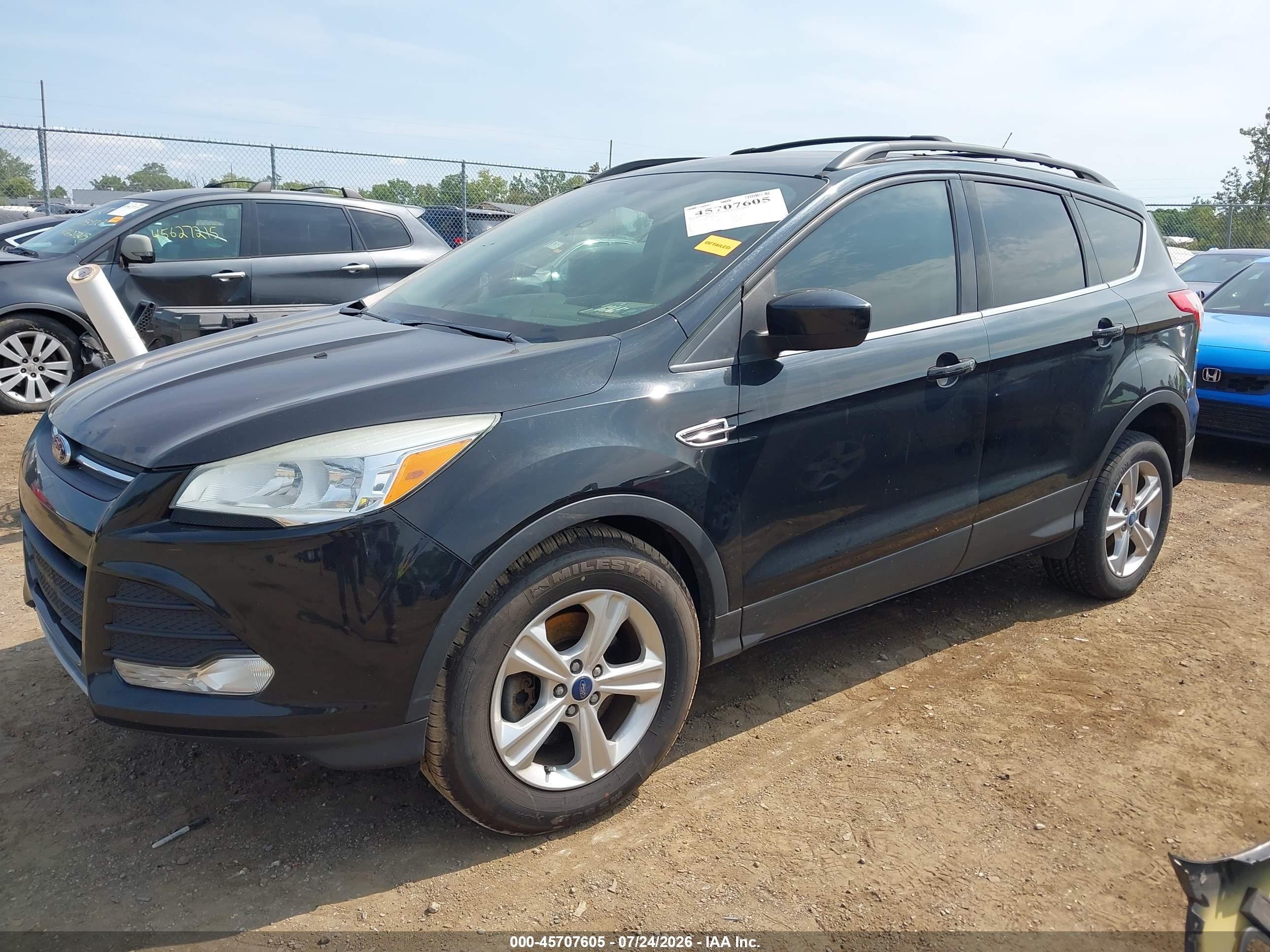 2013 Ford Escape Se Black vin: 1FMCU9G96DUB11902