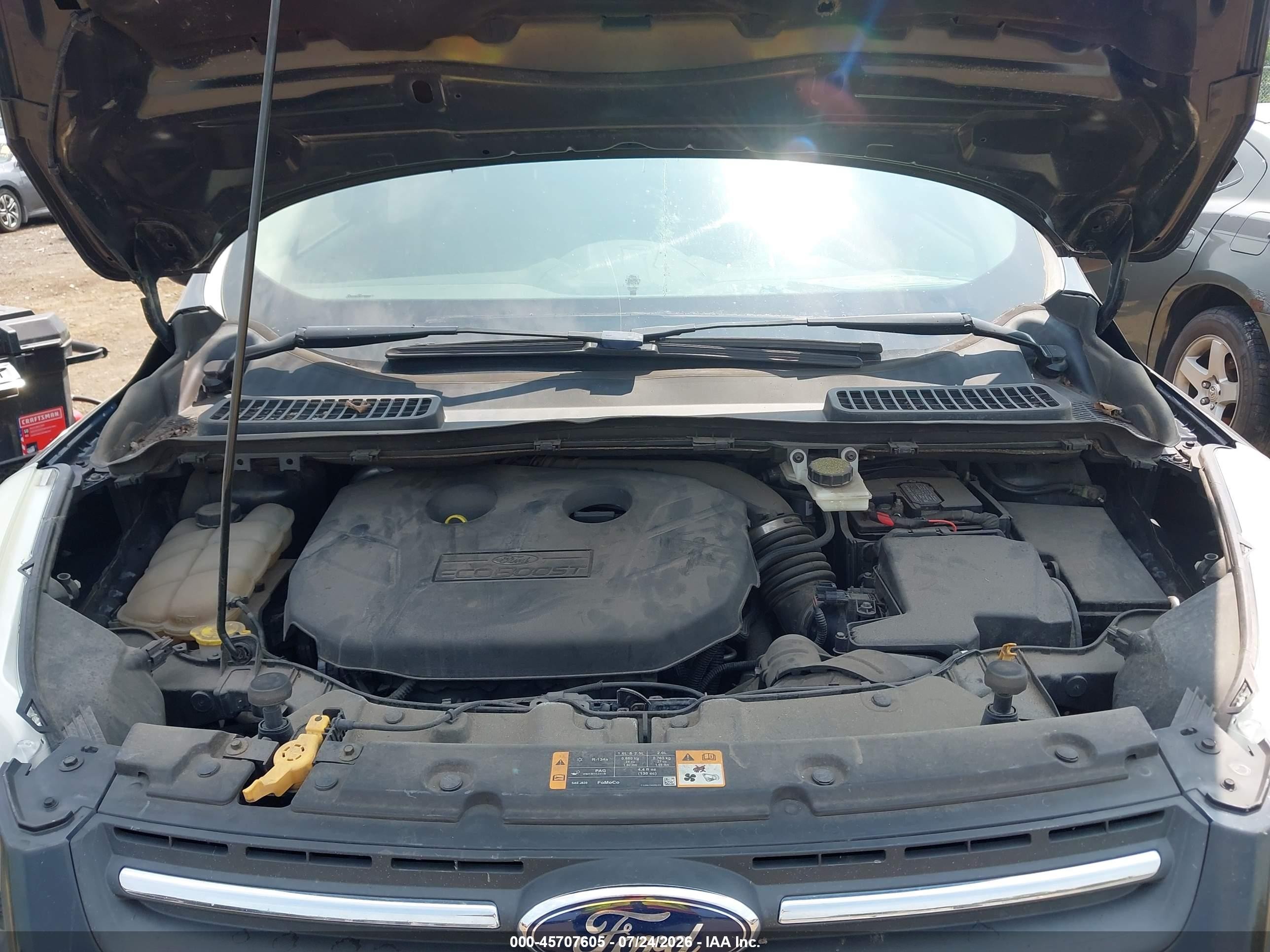 2013 Ford Escape Se Black vin: 1FMCU9G96DUB11902