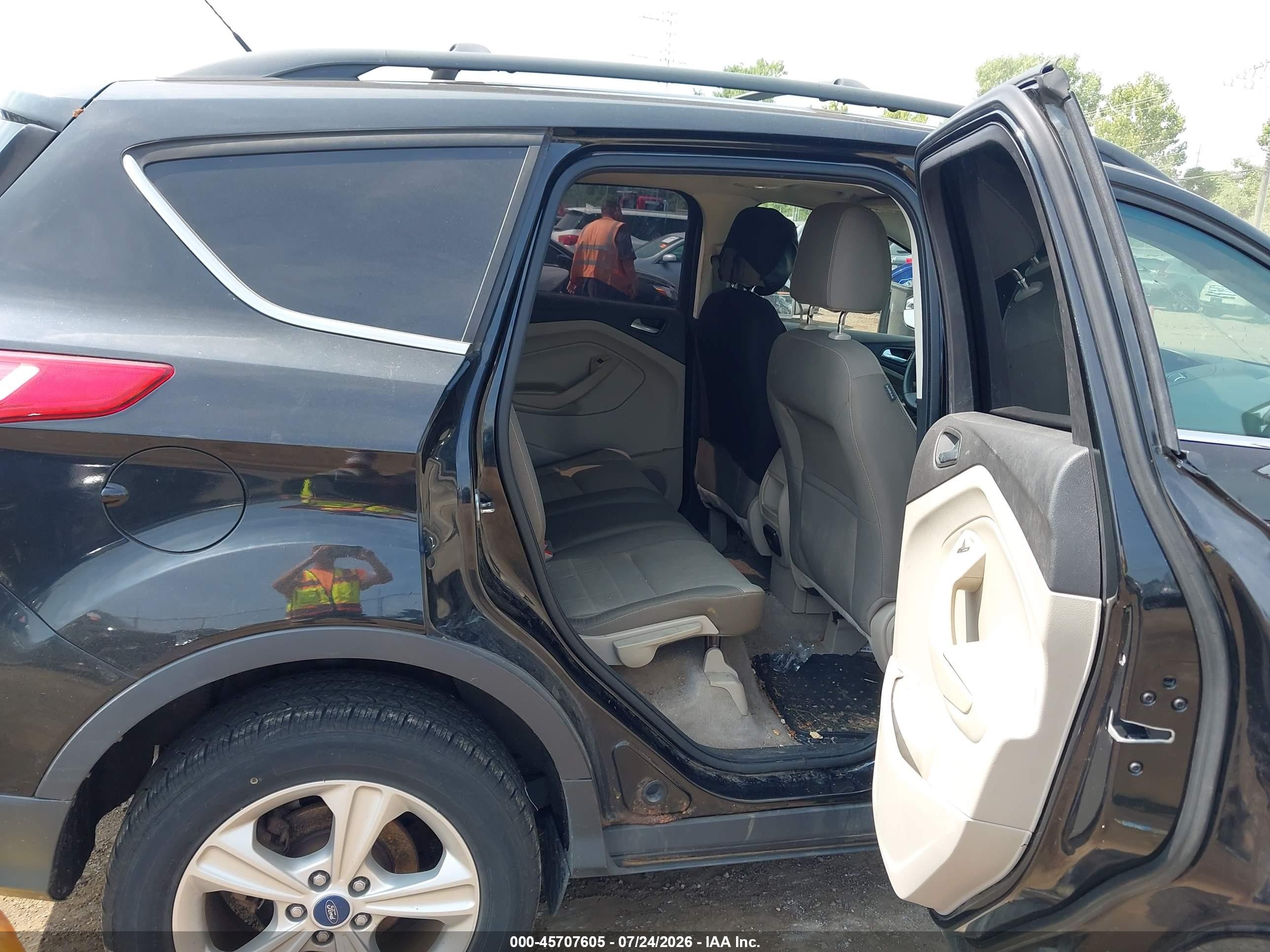 2013 Ford Escape Se Black vin: 1FMCU9G96DUB11902