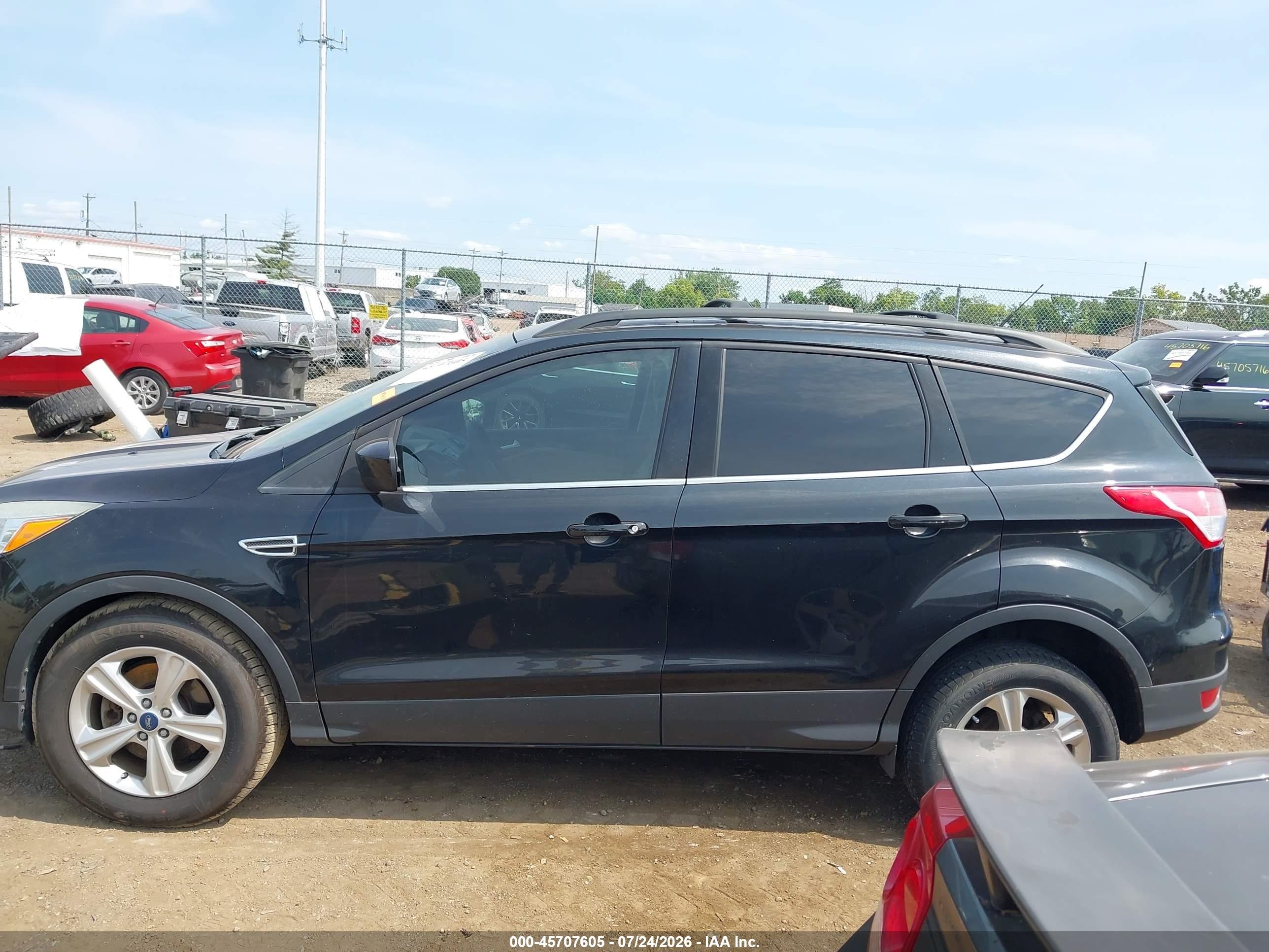 2013 Ford Escape Se Black vin: 1FMCU9G96DUB11902