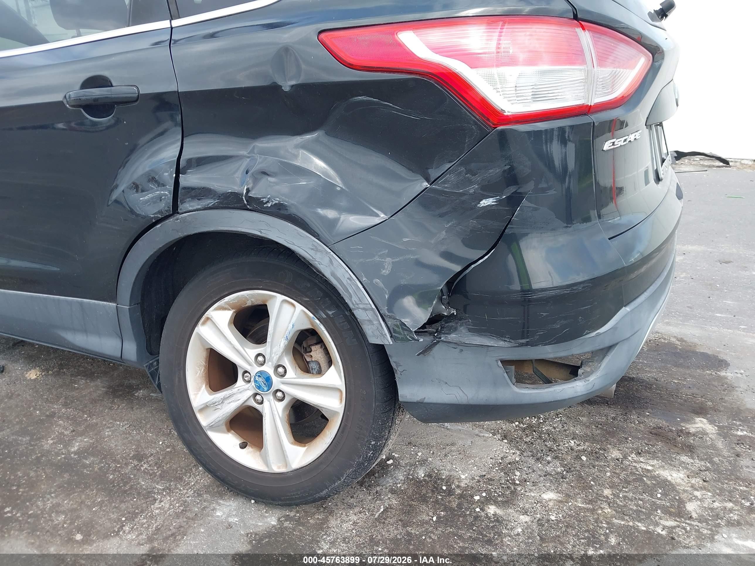 2013 Ford Escape Se Black vin: 1FMCU9G96DUB69637
