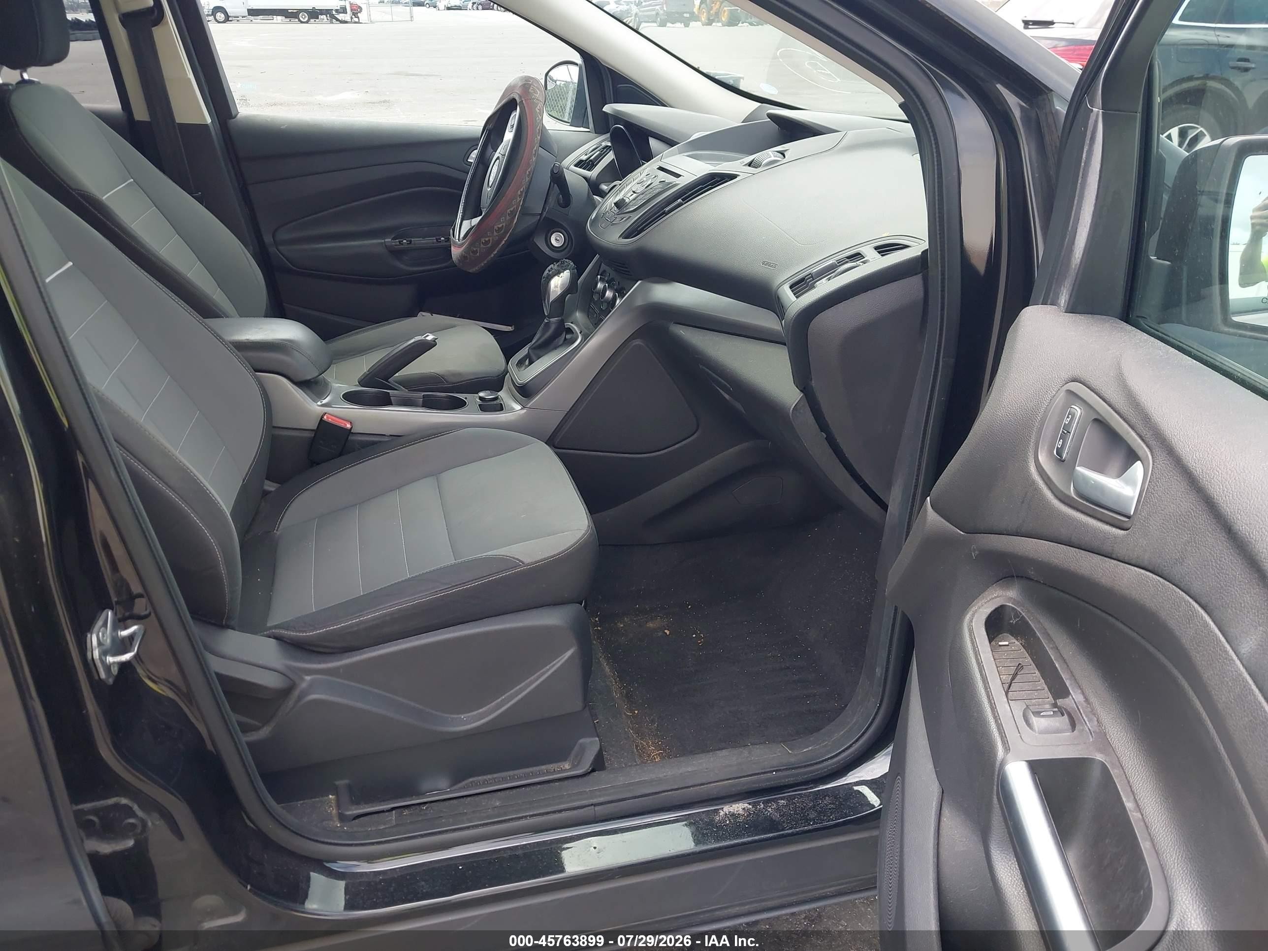 2013 Ford Escape Se Black vin: 1FMCU9G96DUB69637