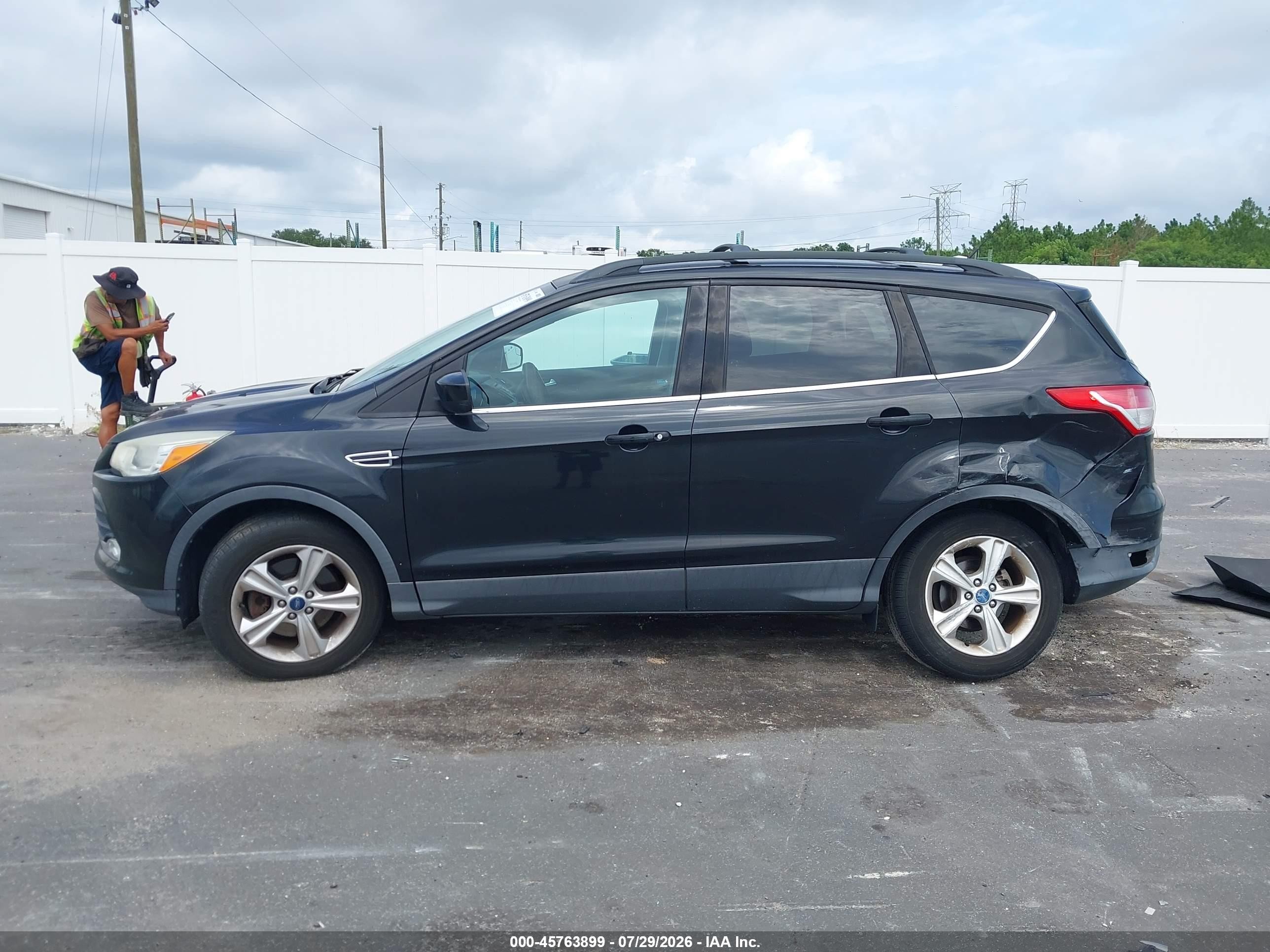 2013 Ford Escape Se Black vin: 1FMCU9G96DUB69637