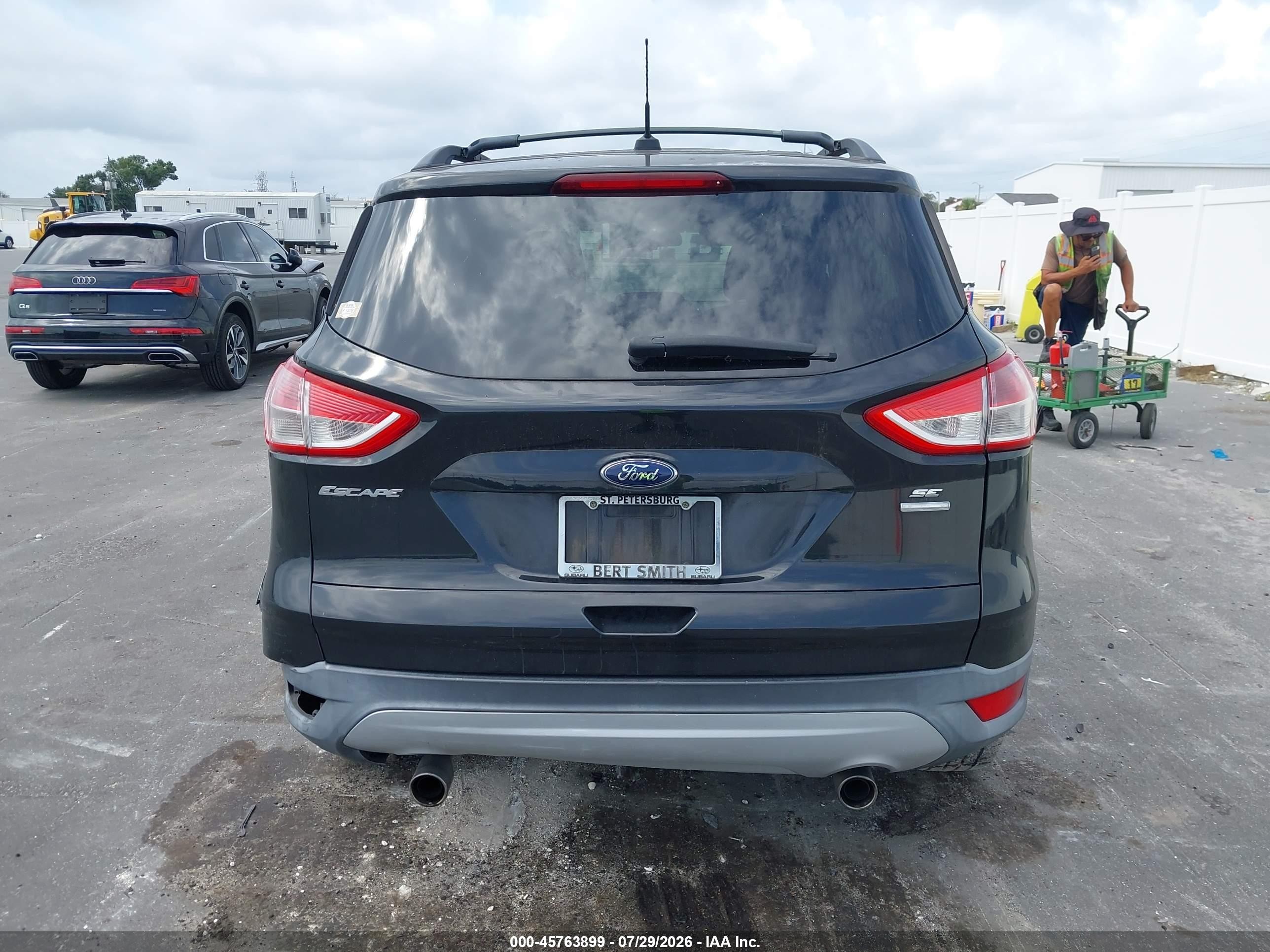 2013 Ford Escape Se Black vin: 1FMCU9G96DUB69637