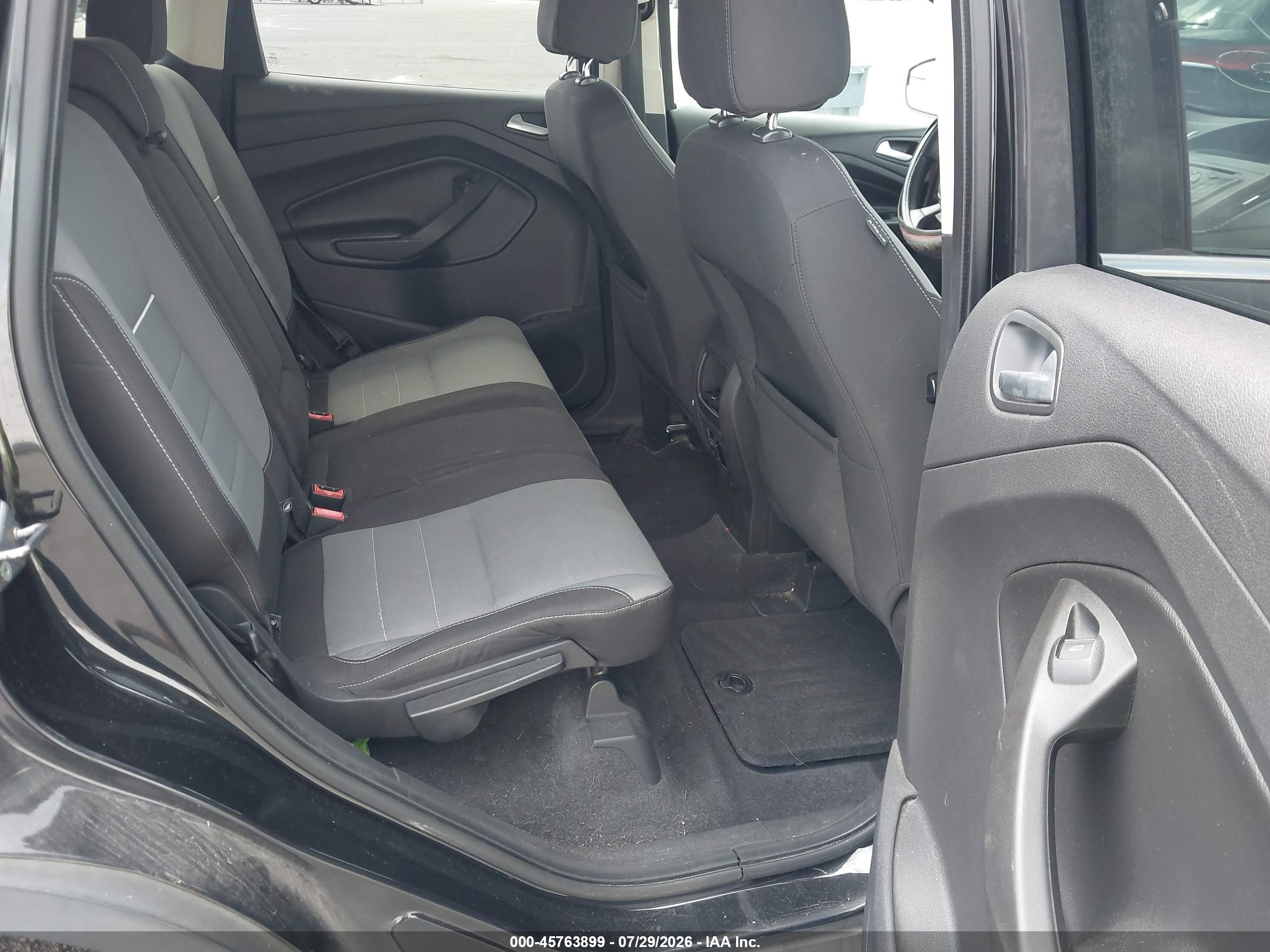 2013 Ford Escape Se Black vin: 1FMCU9G96DUB69637