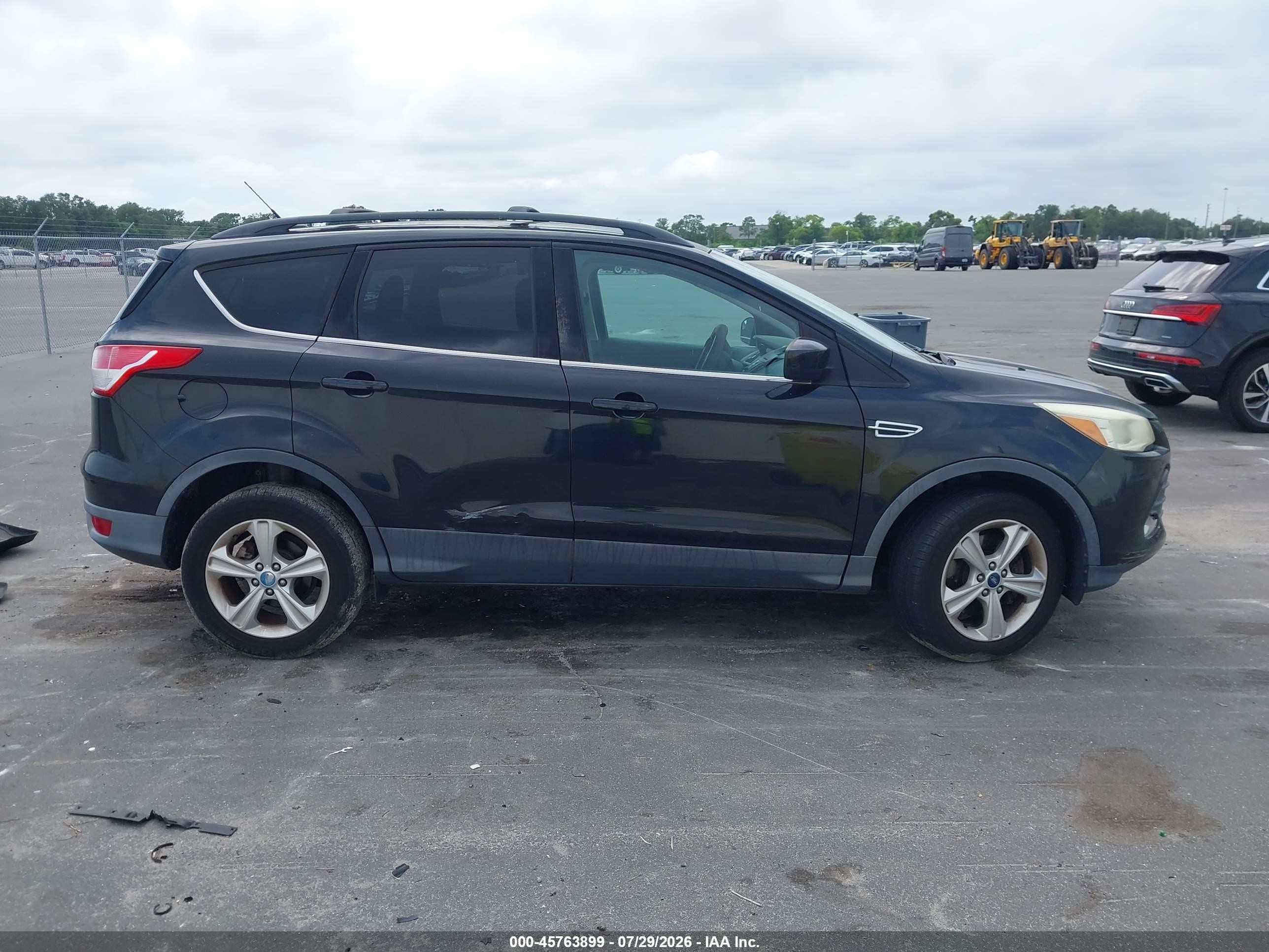 2013 Ford Escape Se Black vin: 1FMCU9G96DUB69637
