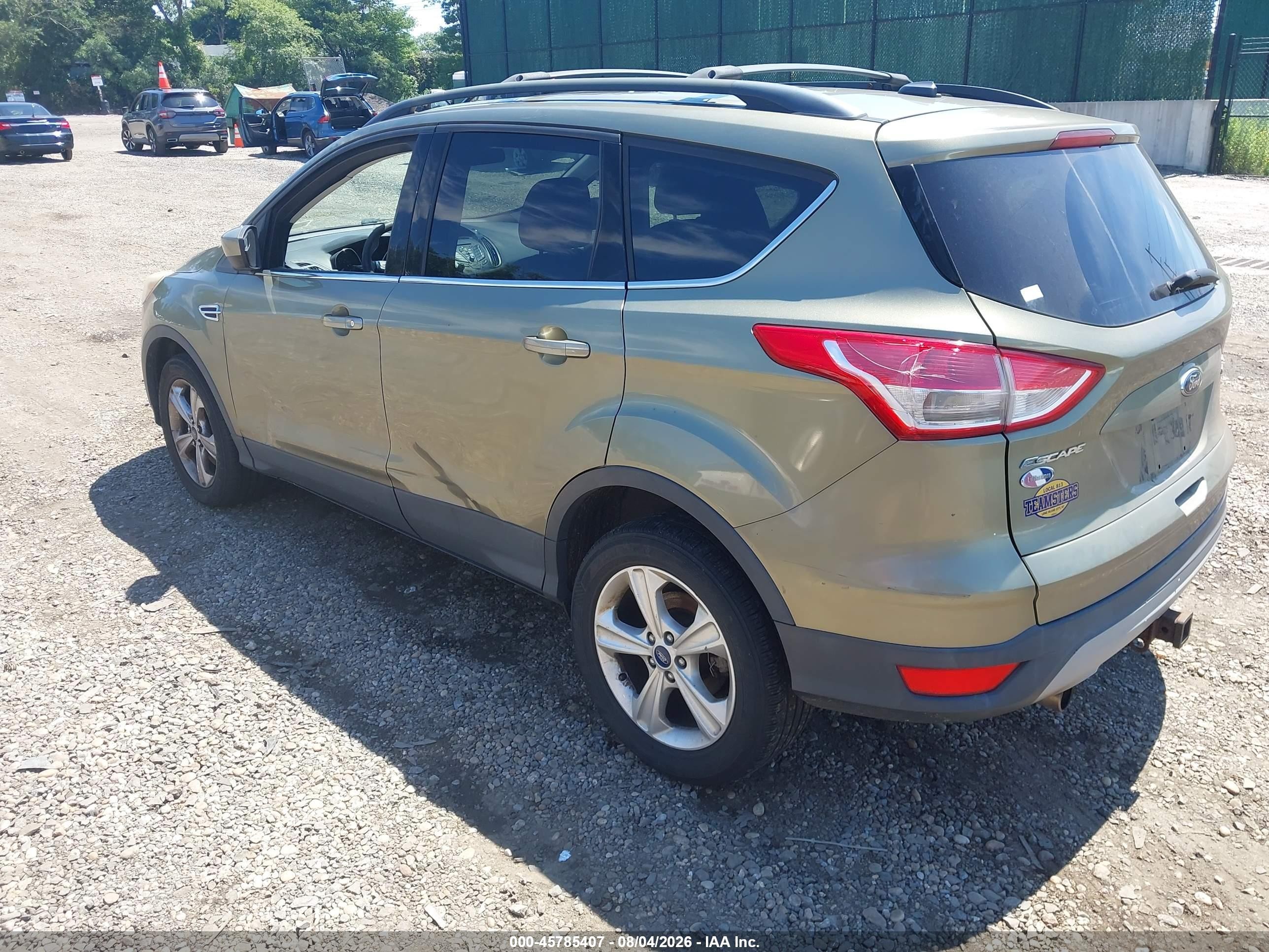 2013 Ford Escape Se Green vin: 1FMCU9G96DUC01146
