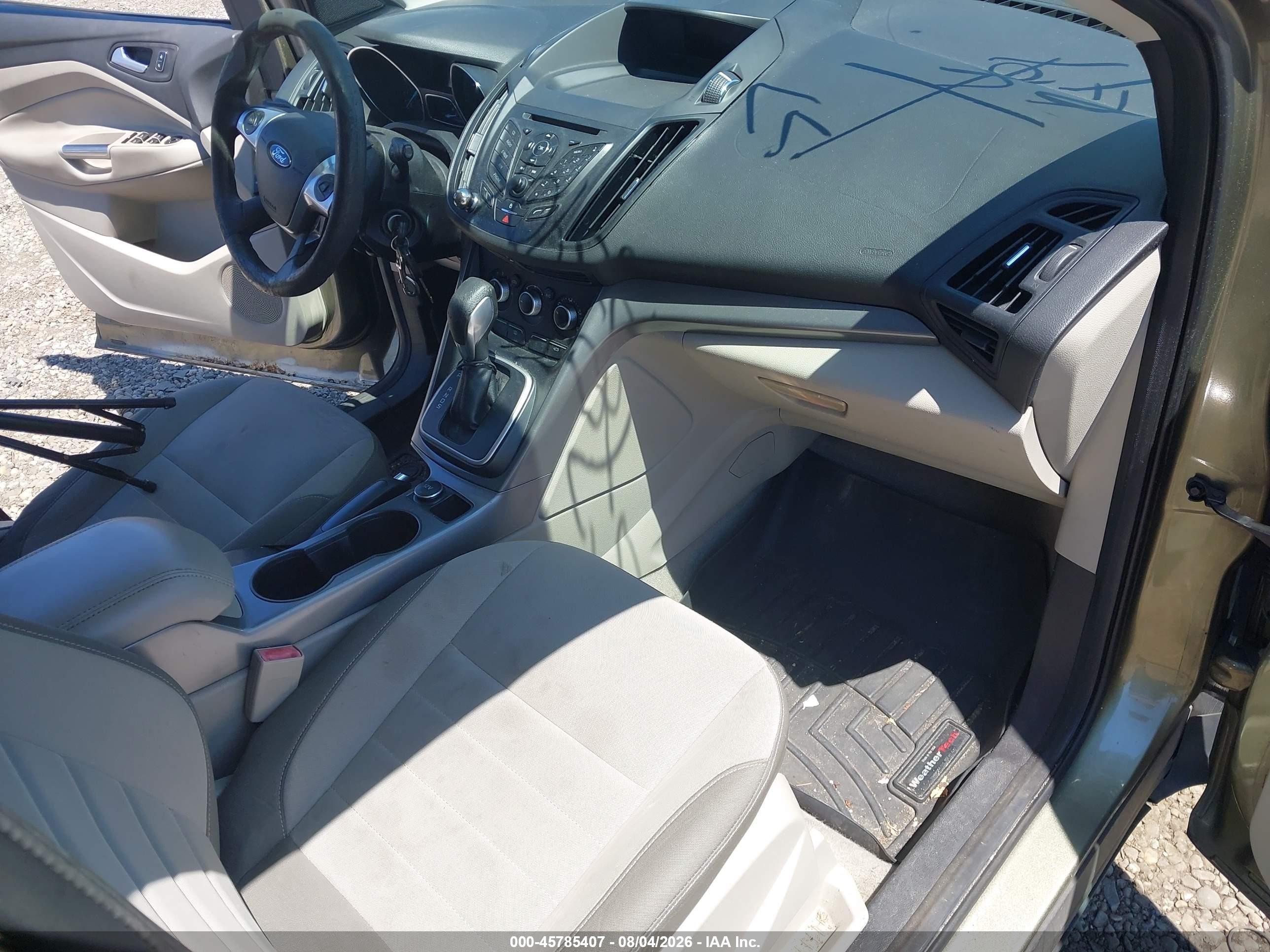 2013 Ford Escape Se Green vin: 1FMCU9G96DUC01146