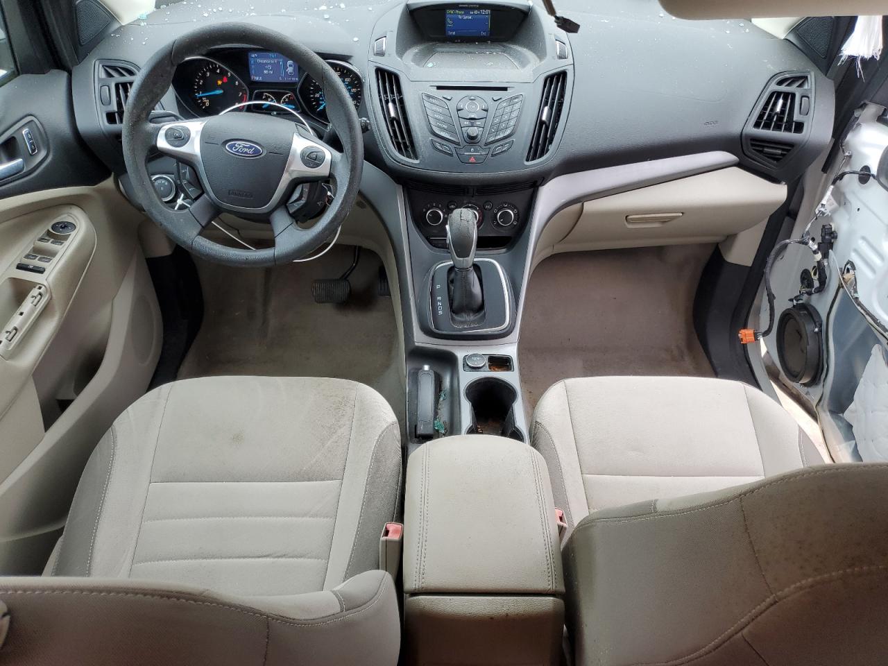 2013 Ford Escape Se White vin: 1FMCU9G96DUD41181