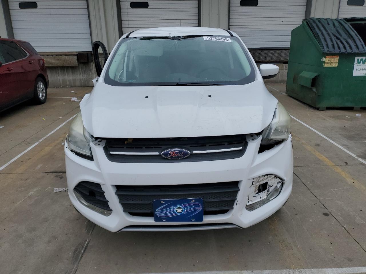 2013 Ford Escape Se White vin: 1FMCU9G96DUD41181