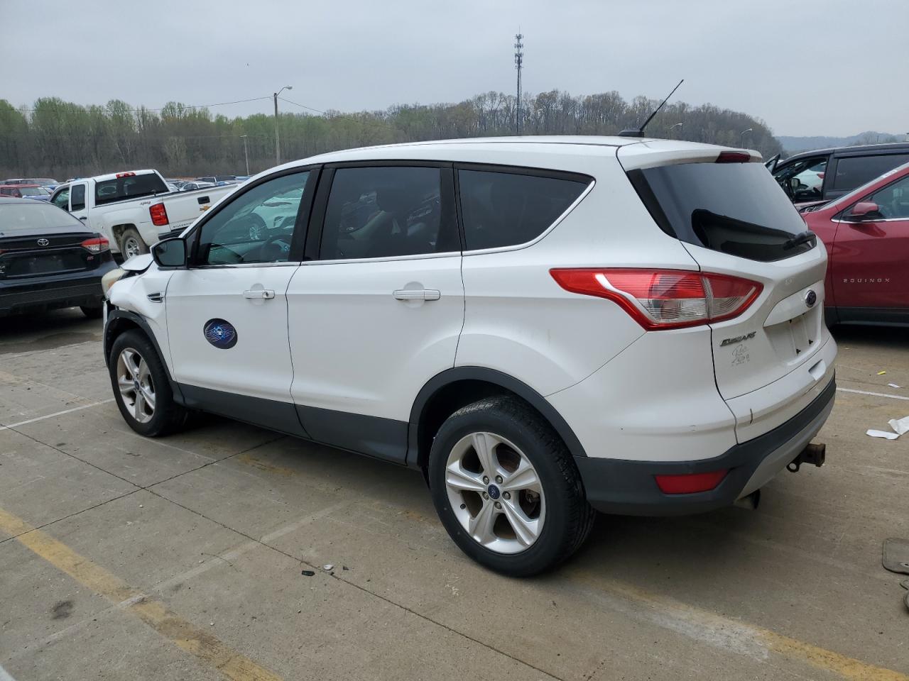 2013 Ford Escape Se White vin: 1FMCU9G96DUD41181