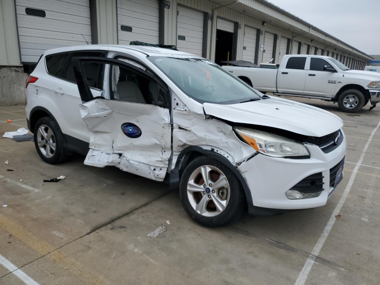 2013 Ford Escape Se White vin: 1FMCU9G96DUD41181
