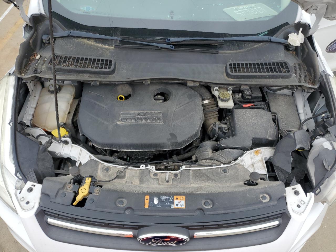 2013 Ford Escape Se White vin: 1FMCU9G96DUD41181