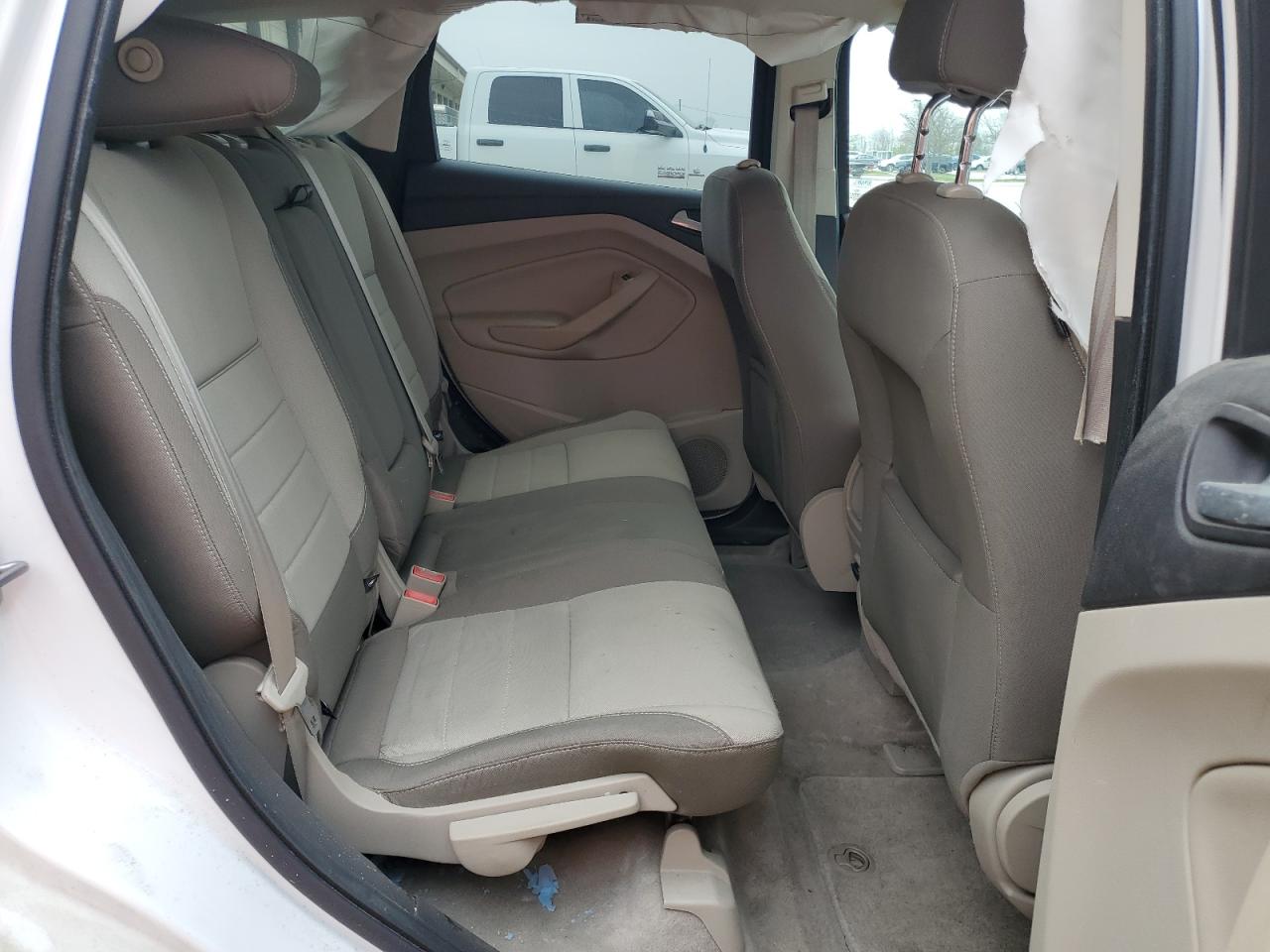 2013 Ford Escape Se White vin: 1FMCU9G96DUD41181