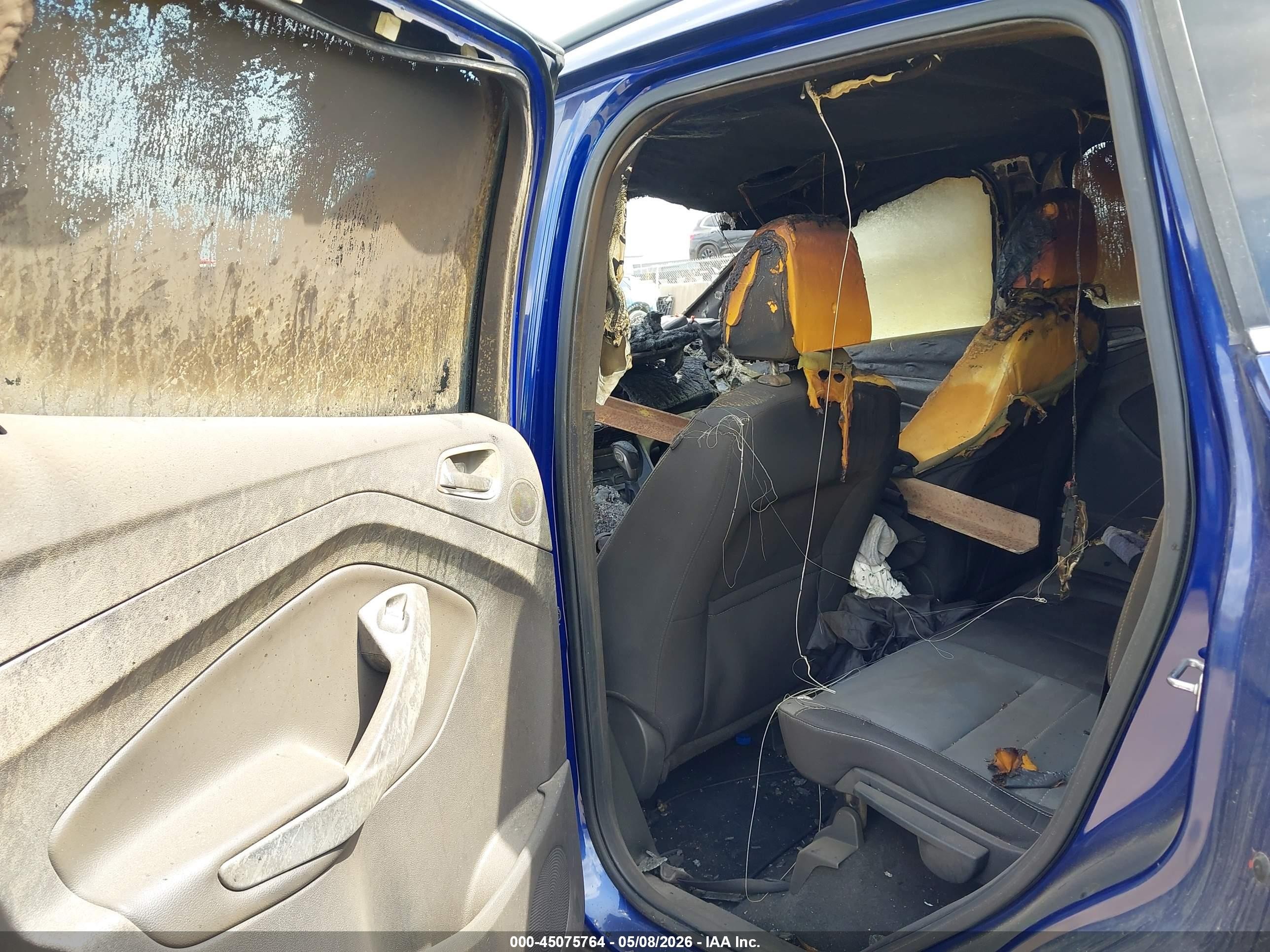 2014 Ford Escape Se Blue vin: 1FMCU9G96EUB96967