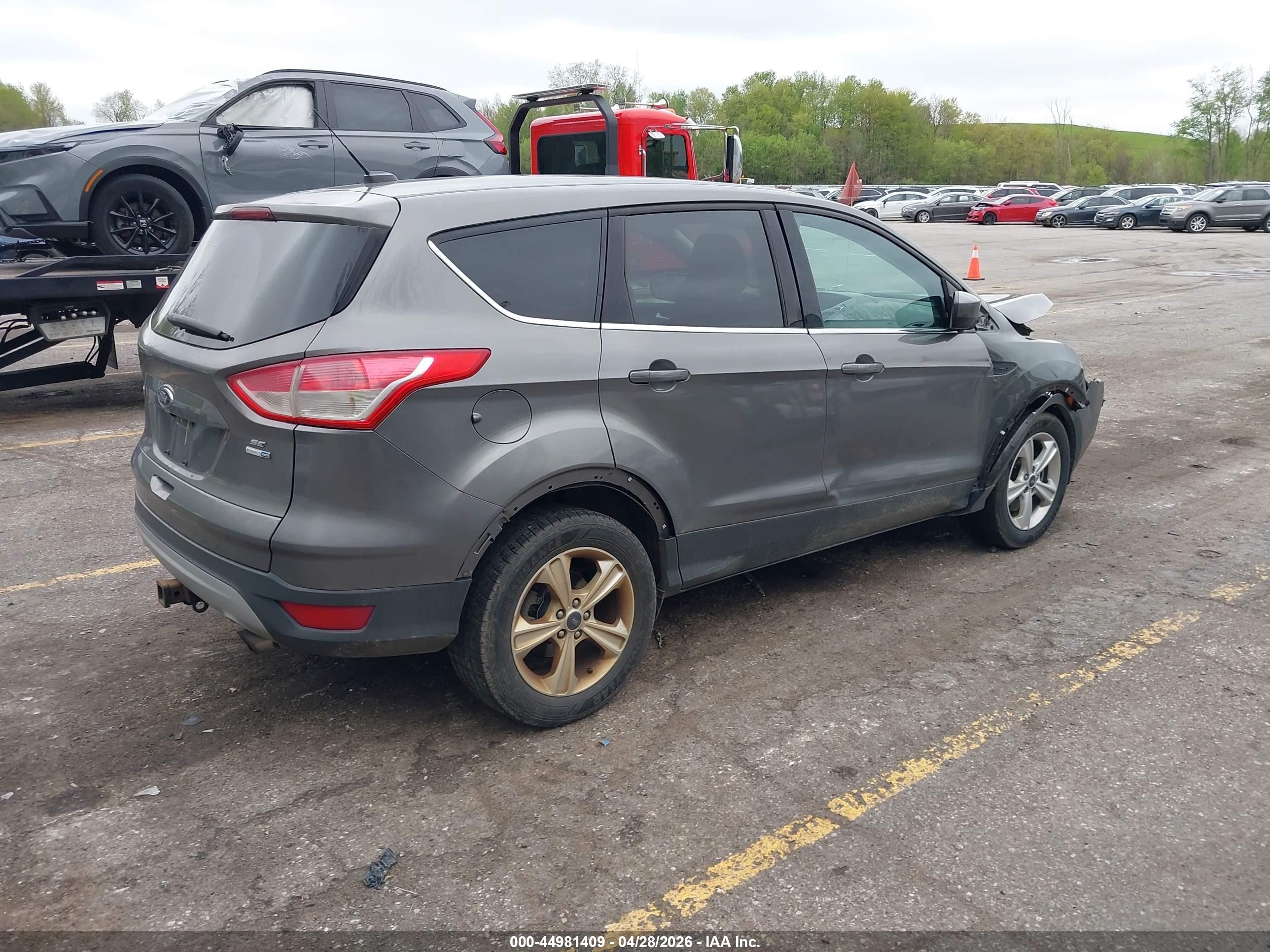2014 Ford Escape Se Gray vin: 1FMCU9G96EUC31362