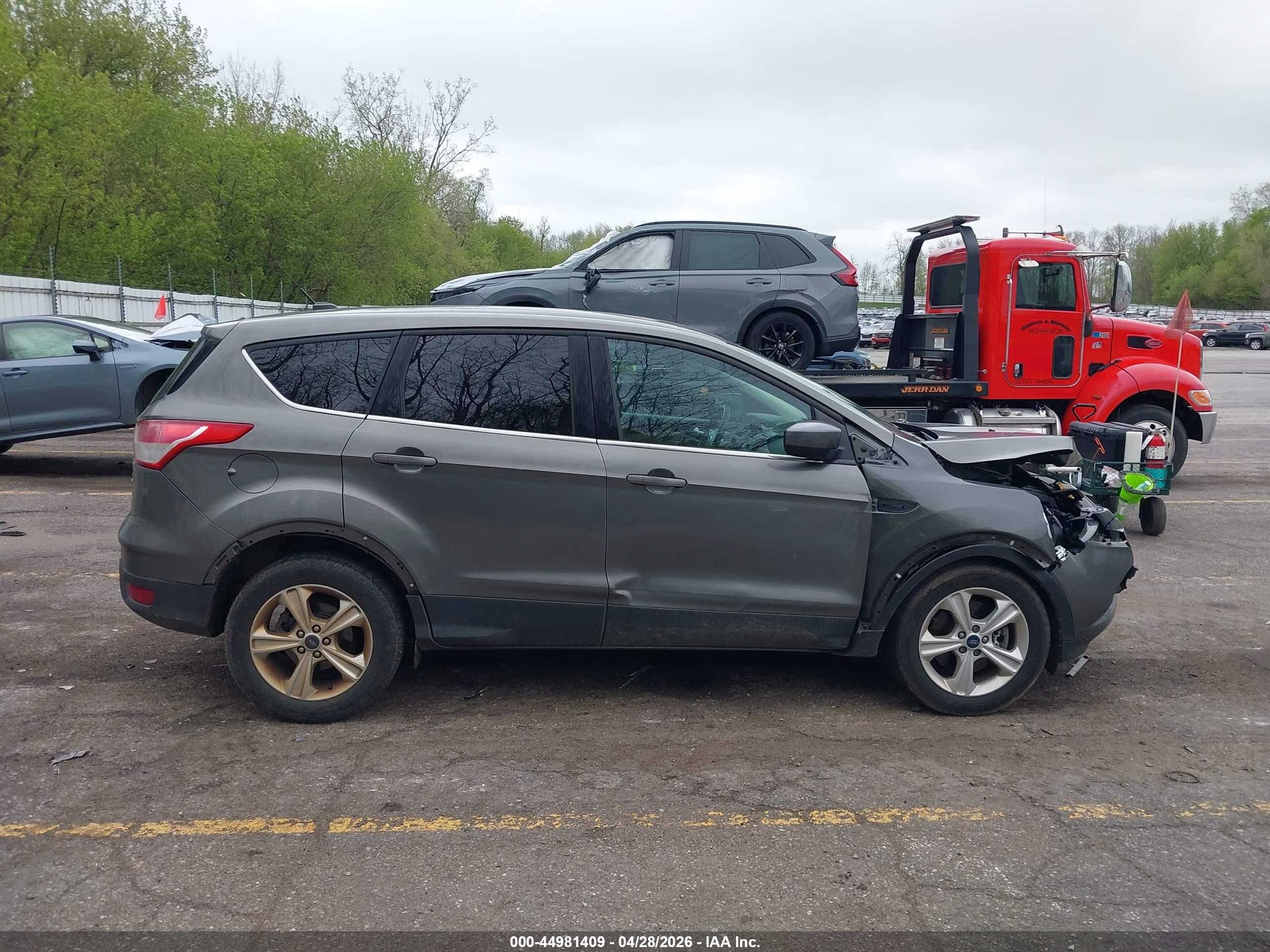 2014 Ford Escape Se Gray vin: 1FMCU9G96EUC31362