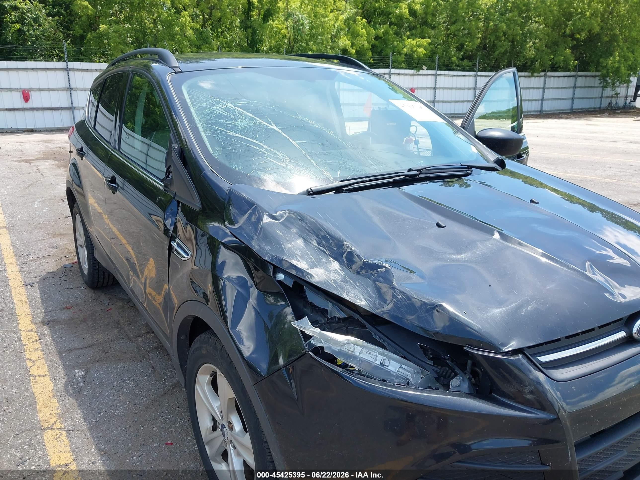 2014 Ford Escape Se Black vin: 1FMCU9G96EUC47299
