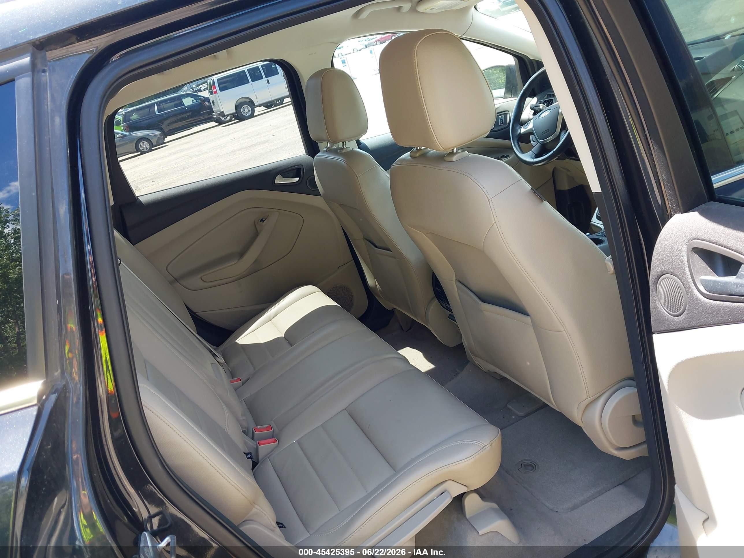 2014 Ford Escape Se Black vin: 1FMCU9G96EUC47299
