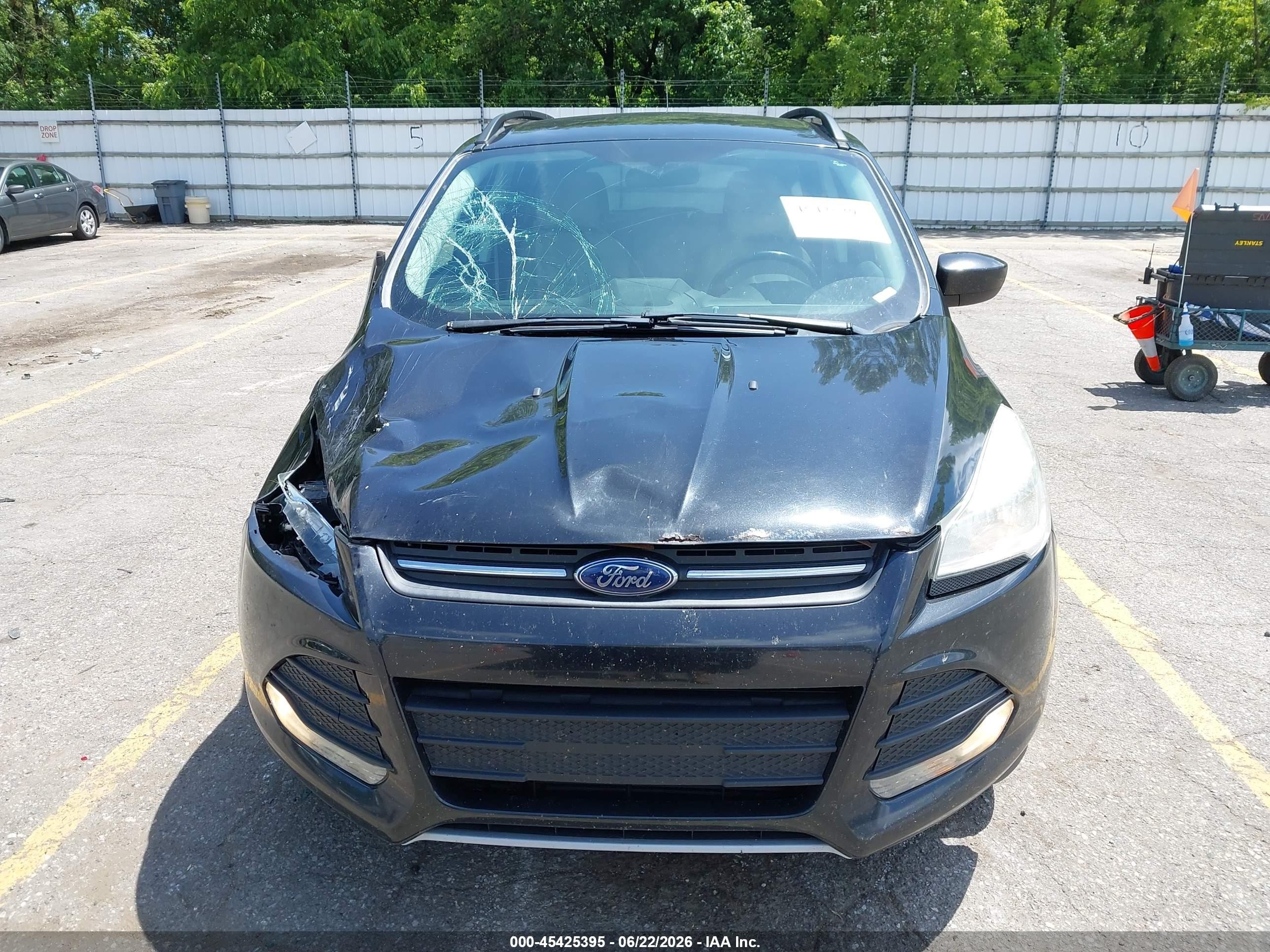 2014 Ford Escape Se Black vin: 1FMCU9G96EUC47299