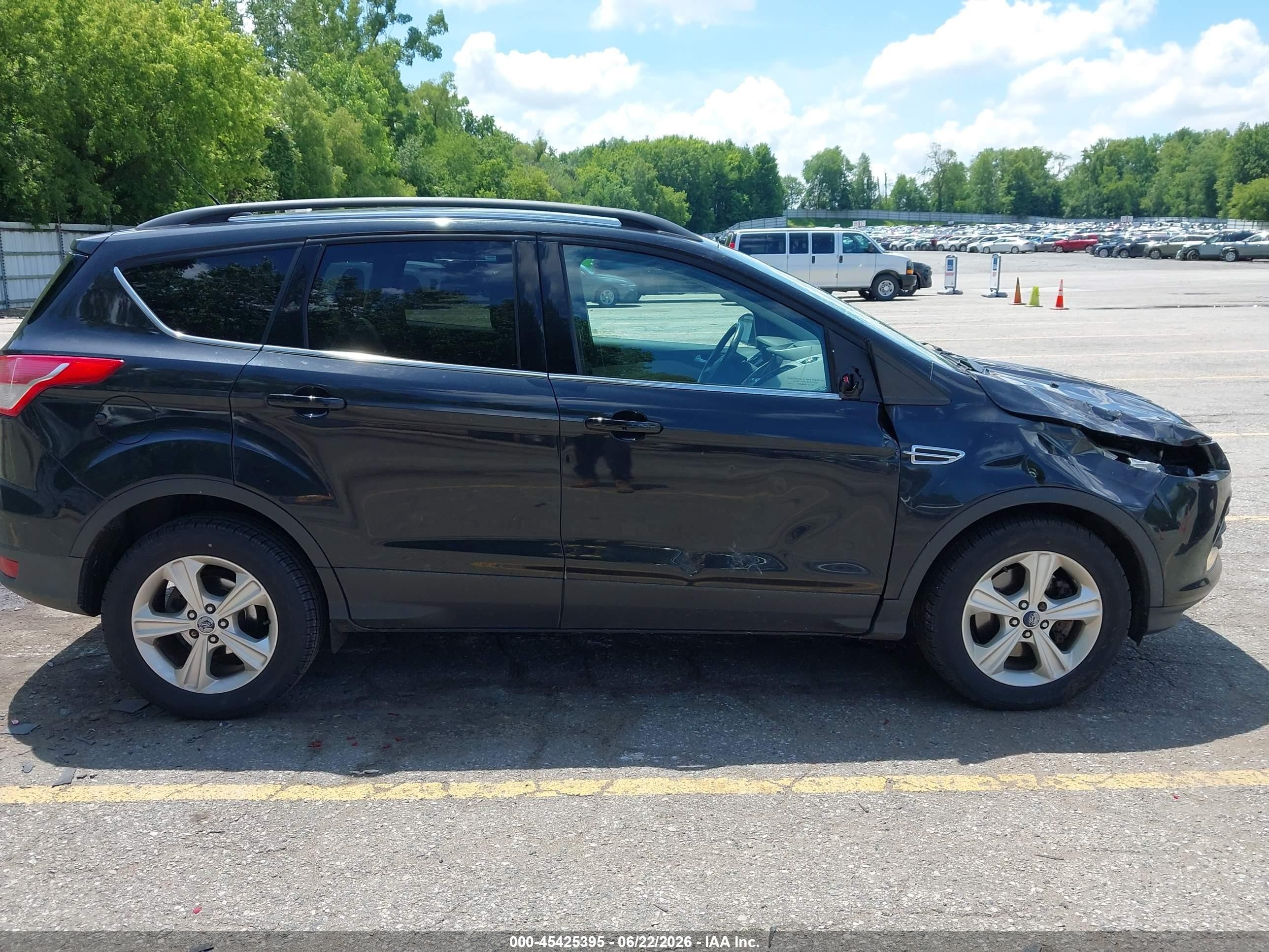 2014 Ford Escape Se Black vin: 1FMCU9G96EUC47299